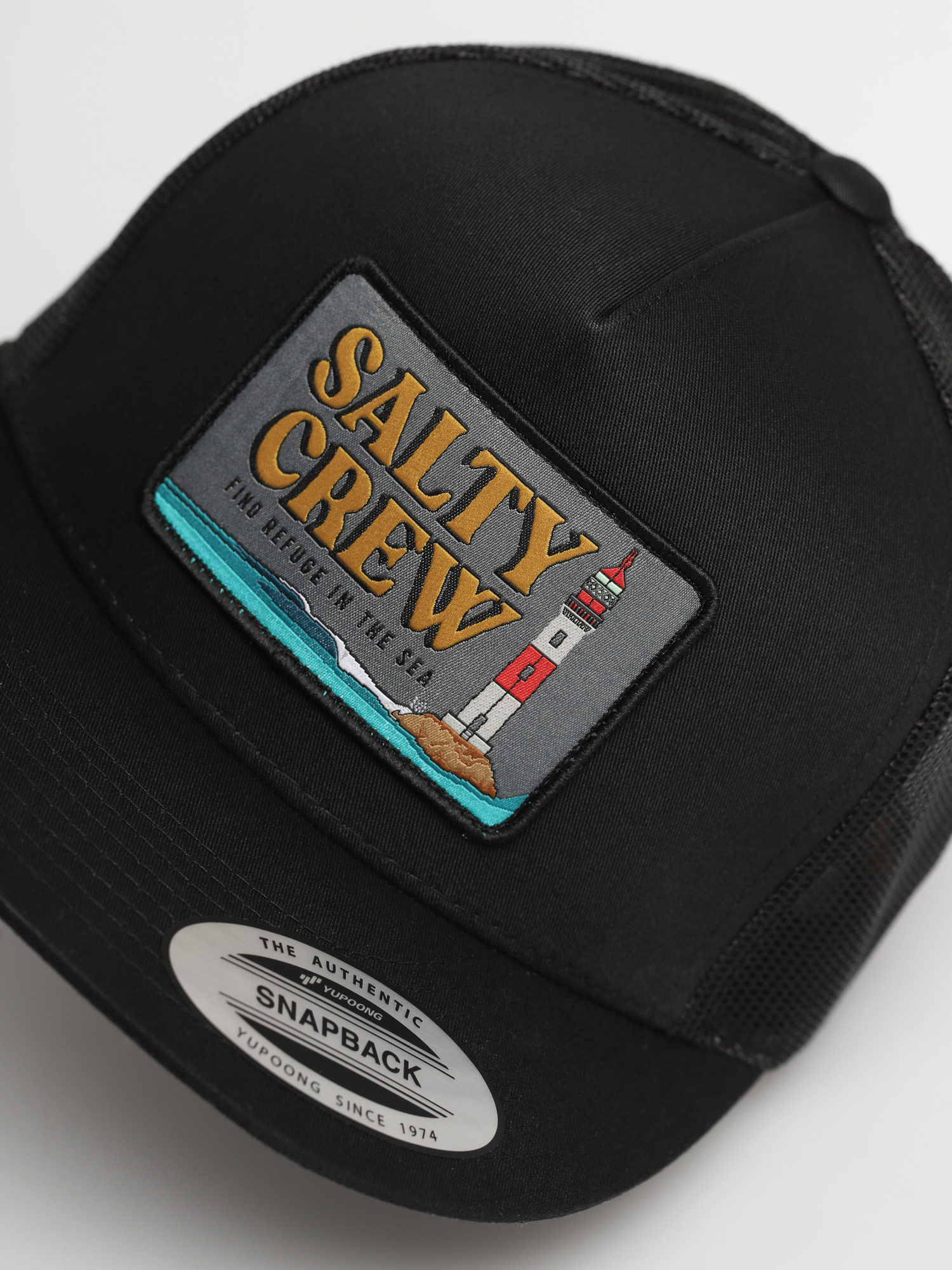 Czapka z daszkiem Salty Crew Point Loma Trucker ZD (black)