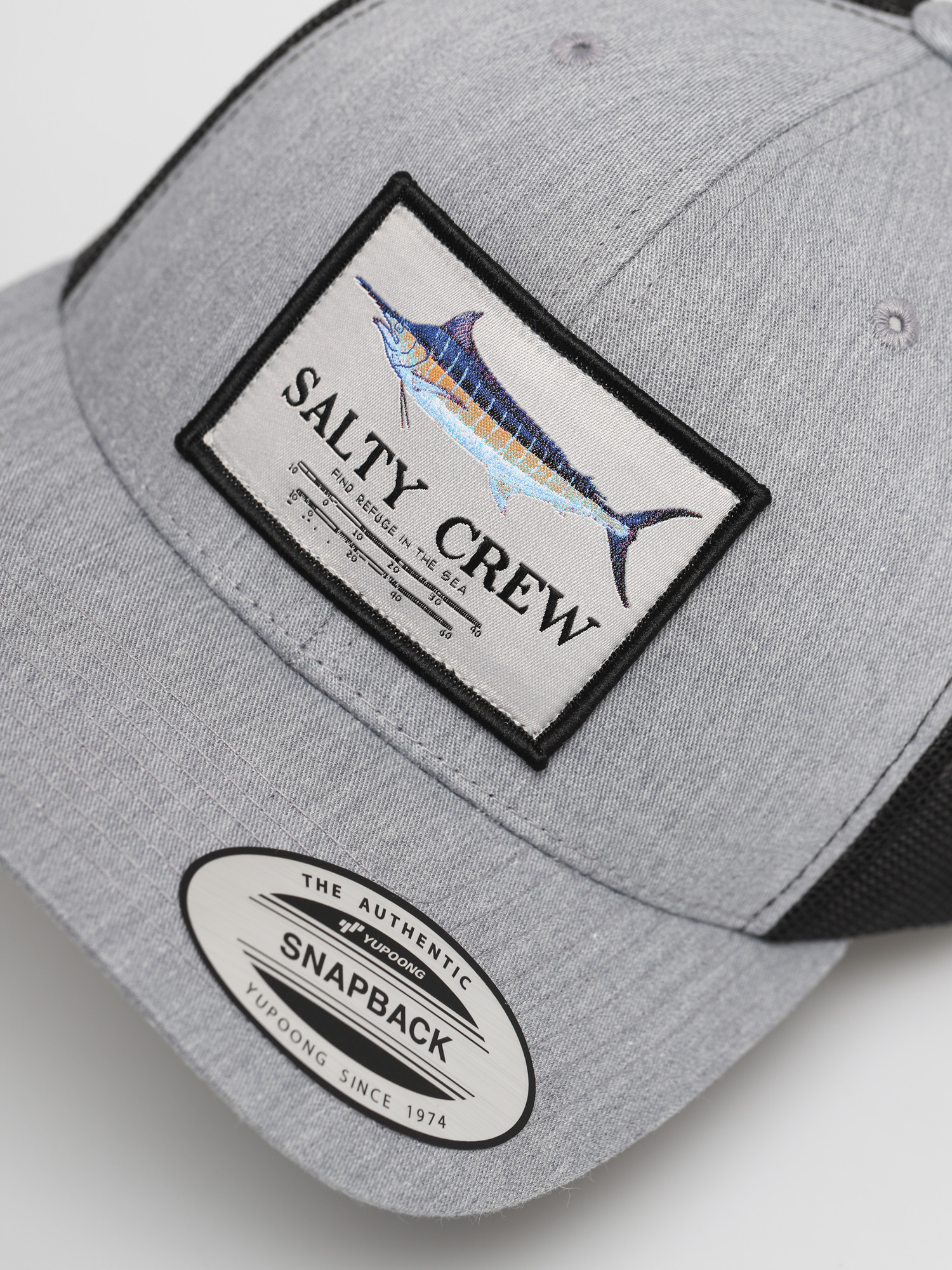 Czapka z daszkiem Salty Crew Marlin Mount Retro Trucker ZD (heather grey/black)