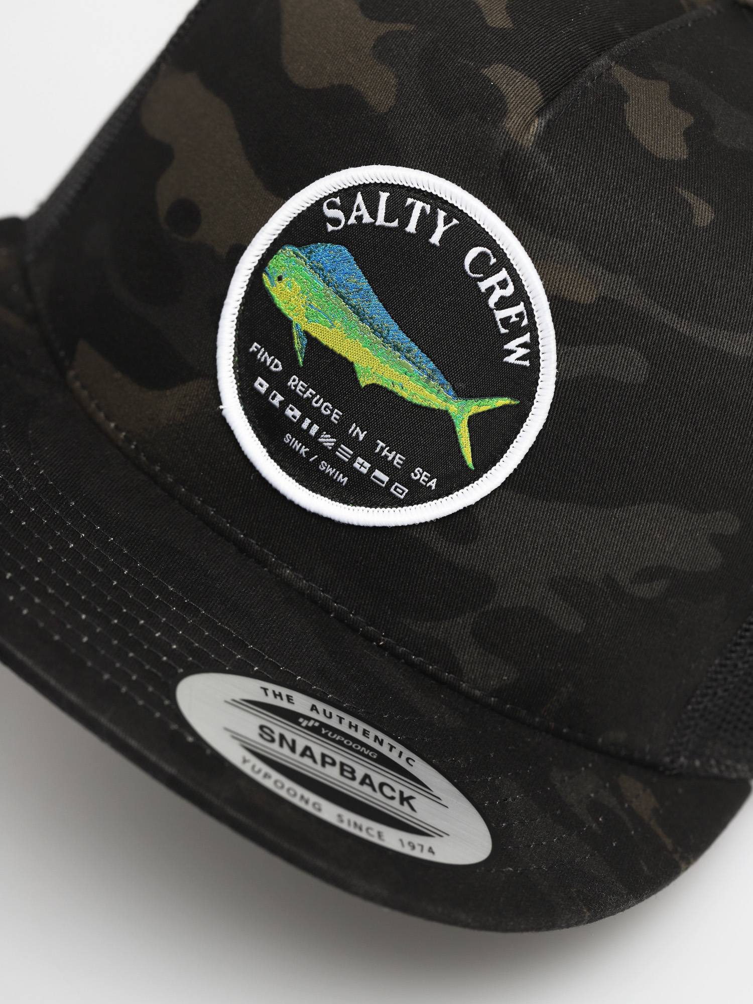 Czapka z daszkiem Salty Crew Dos Mahi Trucker ZD (multicam black)