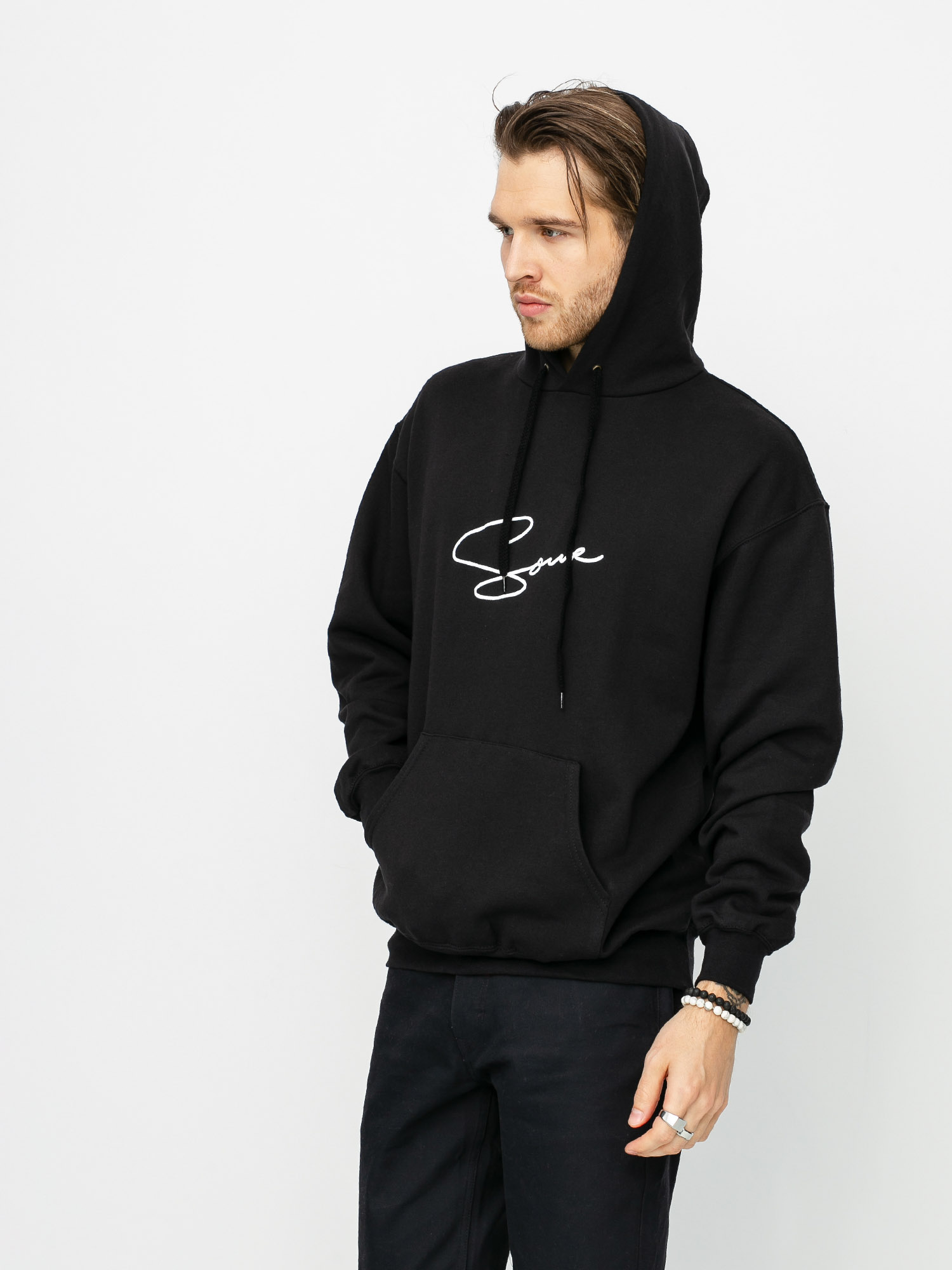 Bluza z kapturem Sour Solution Sourglass HD (black)