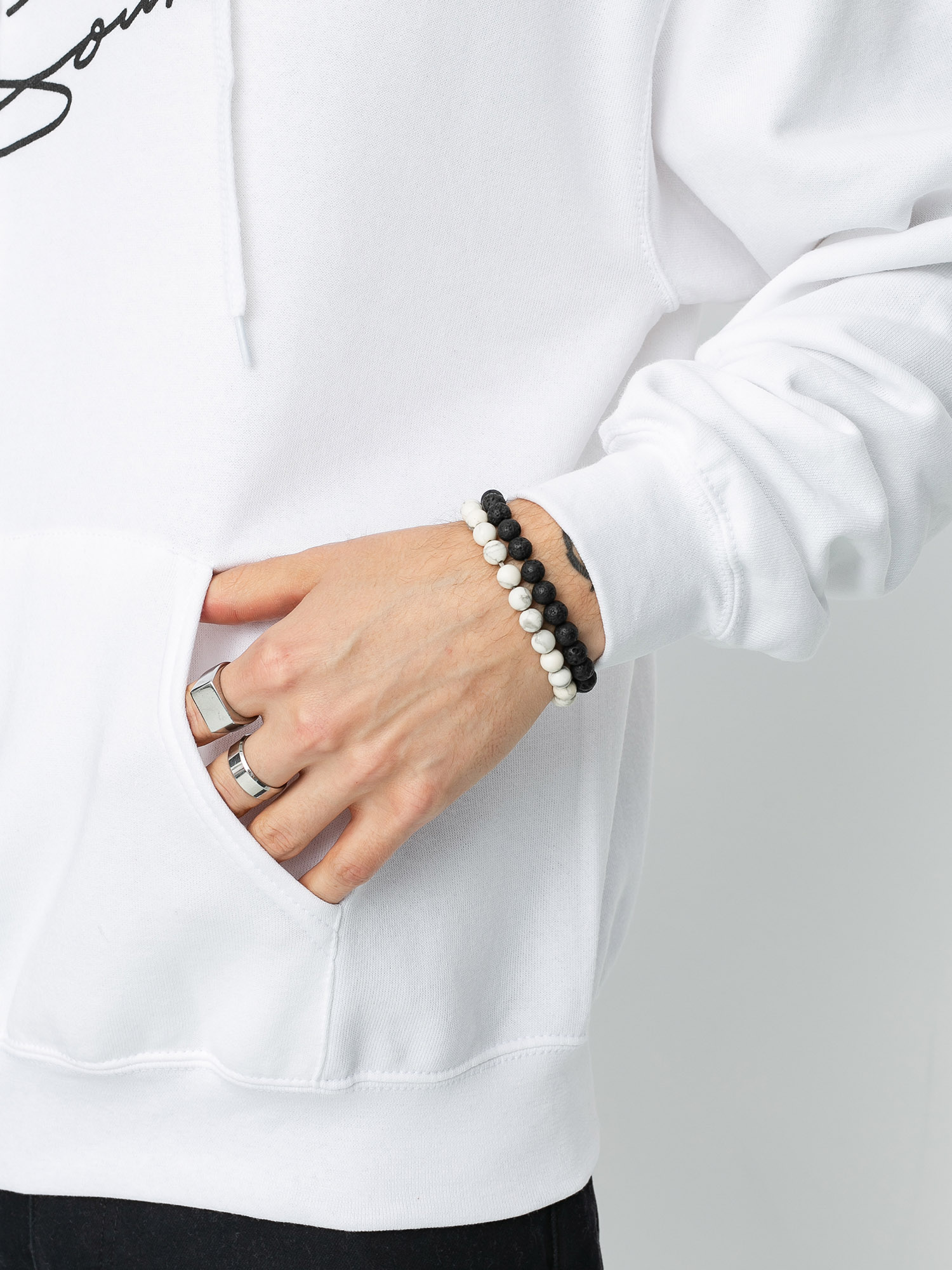 Bluza z kapturem Sour Solution Sourglass HD (white)