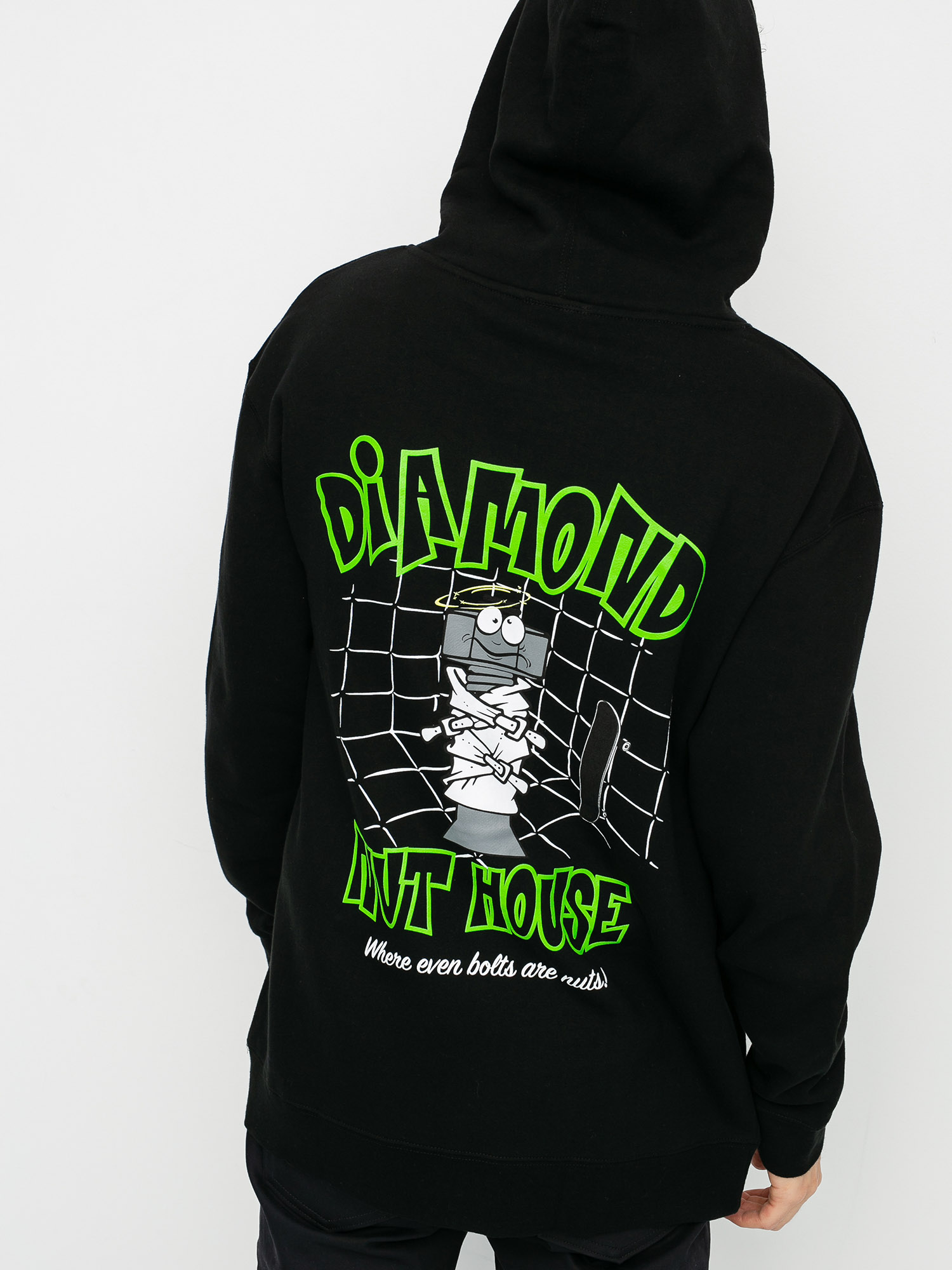 Bluza z kapturem Diamond Supply Co. Nut House HD (black)