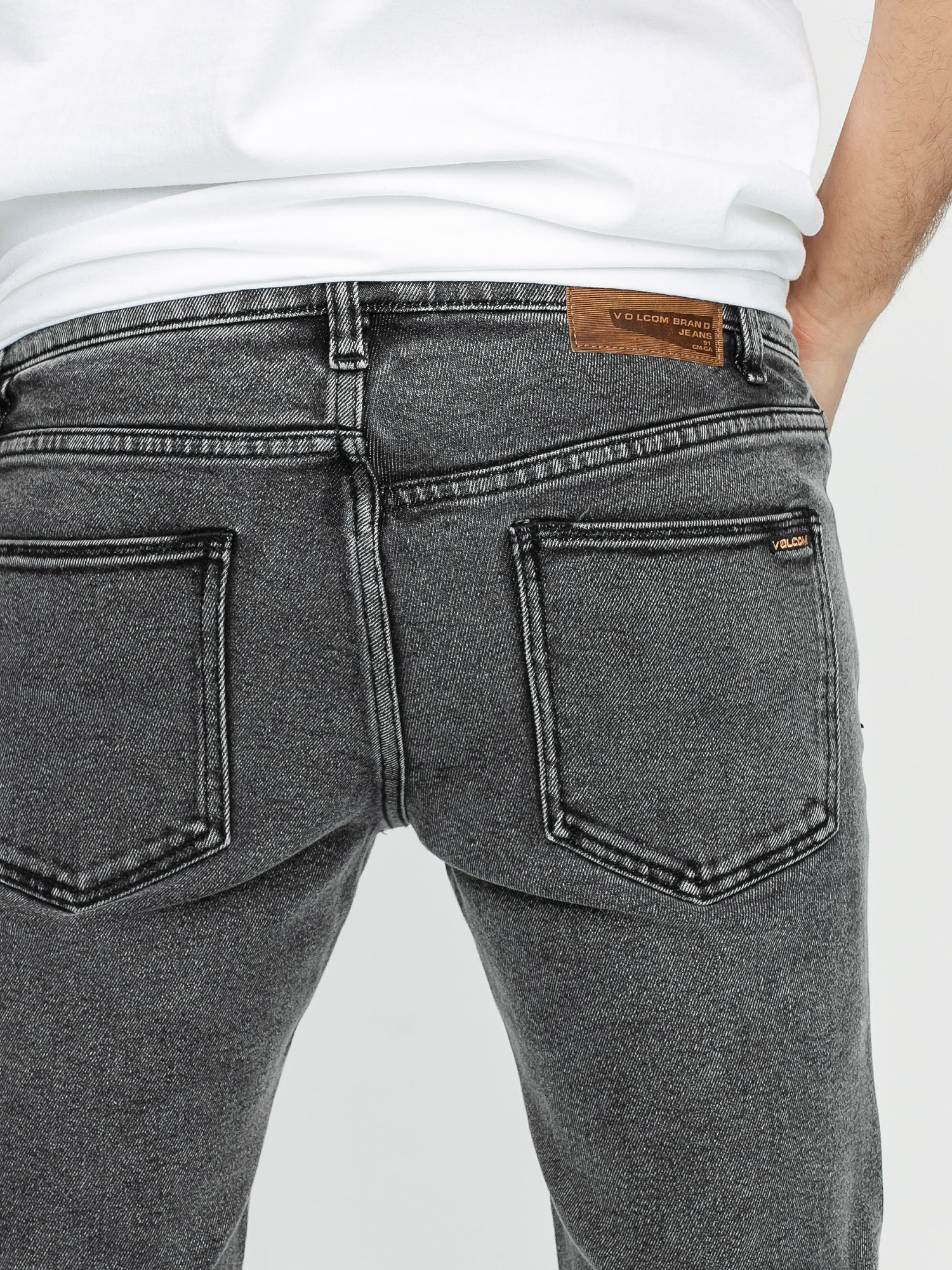 Spodnie Volcom Vorta Denim (light acid black)