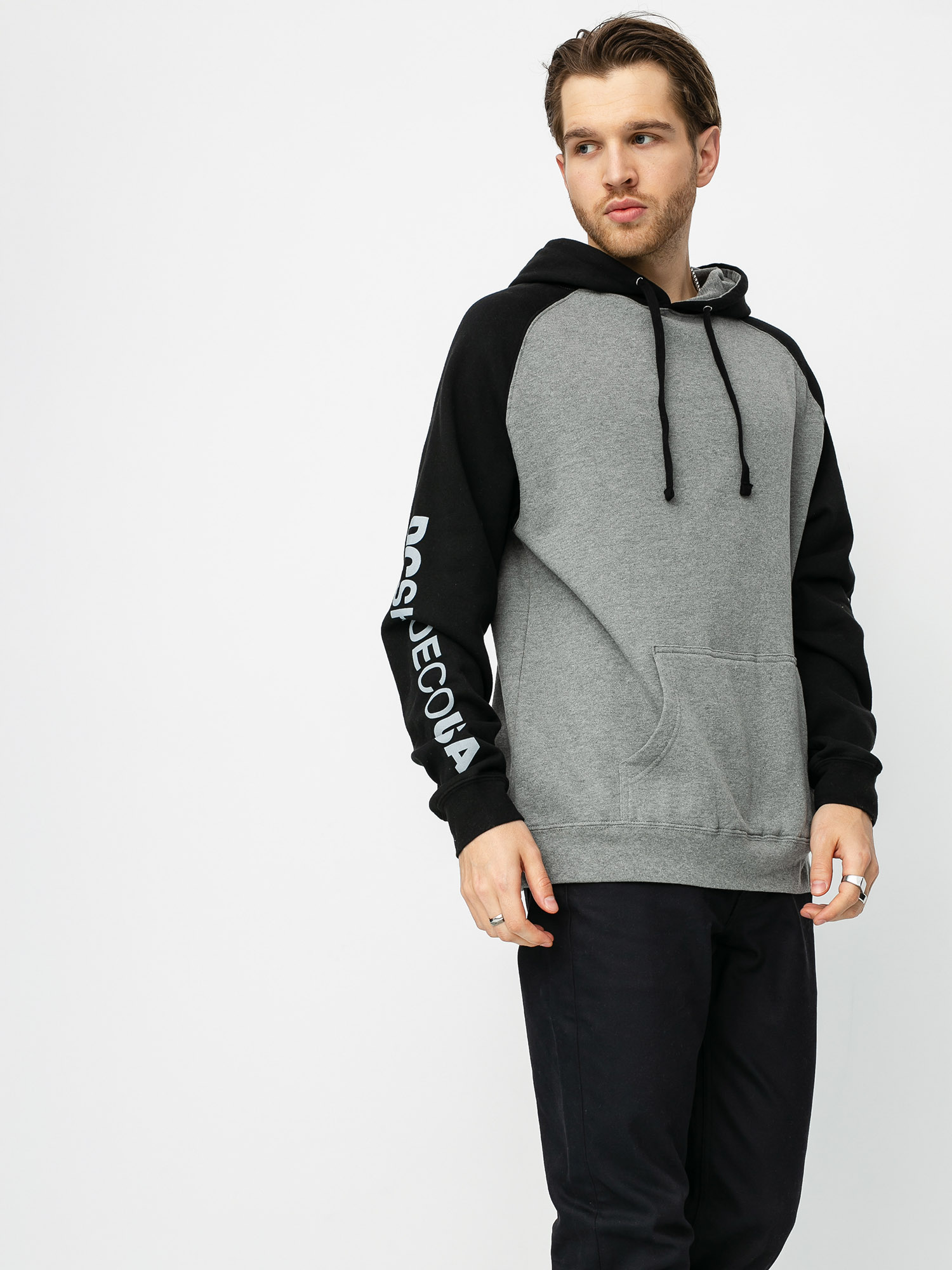 Bluza z kapturem DC Skate Contrast HD (grey heather)