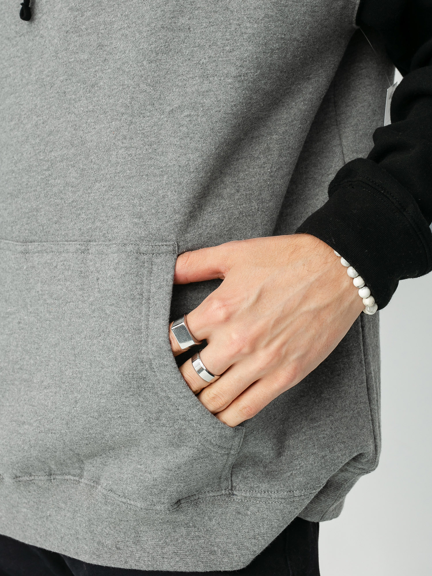 Bluza z kapturem DC Skate Contrast HD (grey heather)