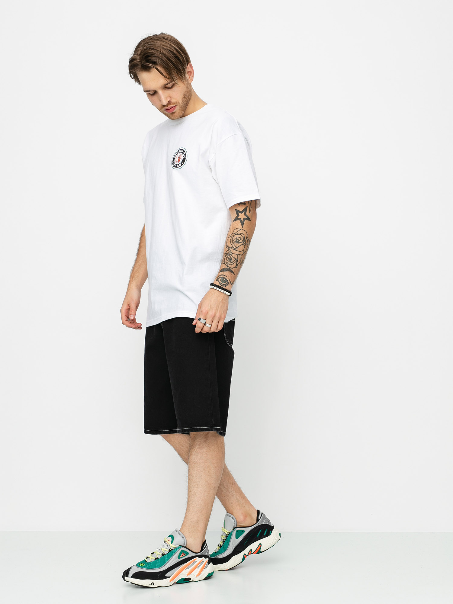 Szorty MassDnm Craft Jeans (black rinse)