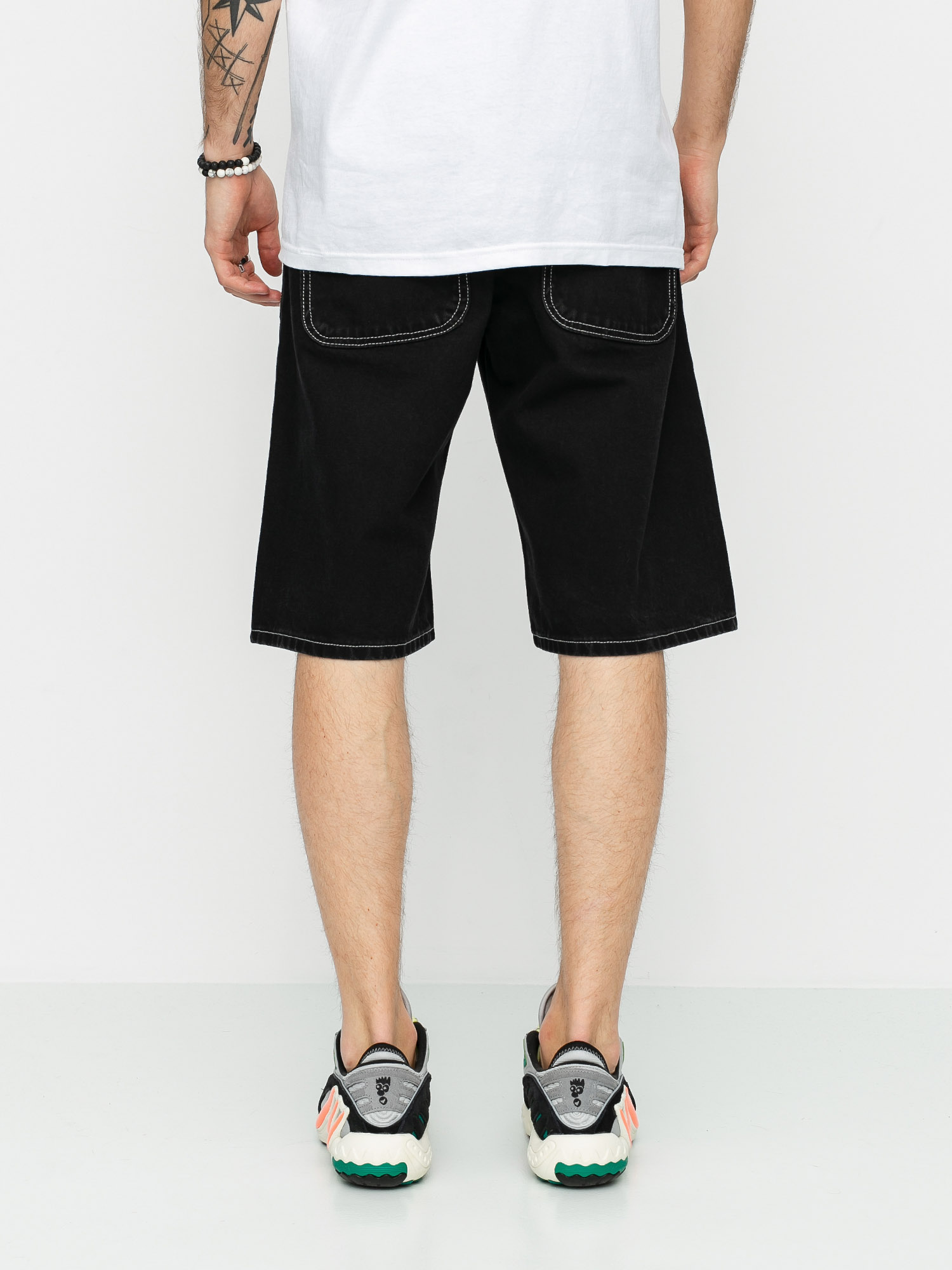 Szorty MassDnm Craft Jeans (black rinse)