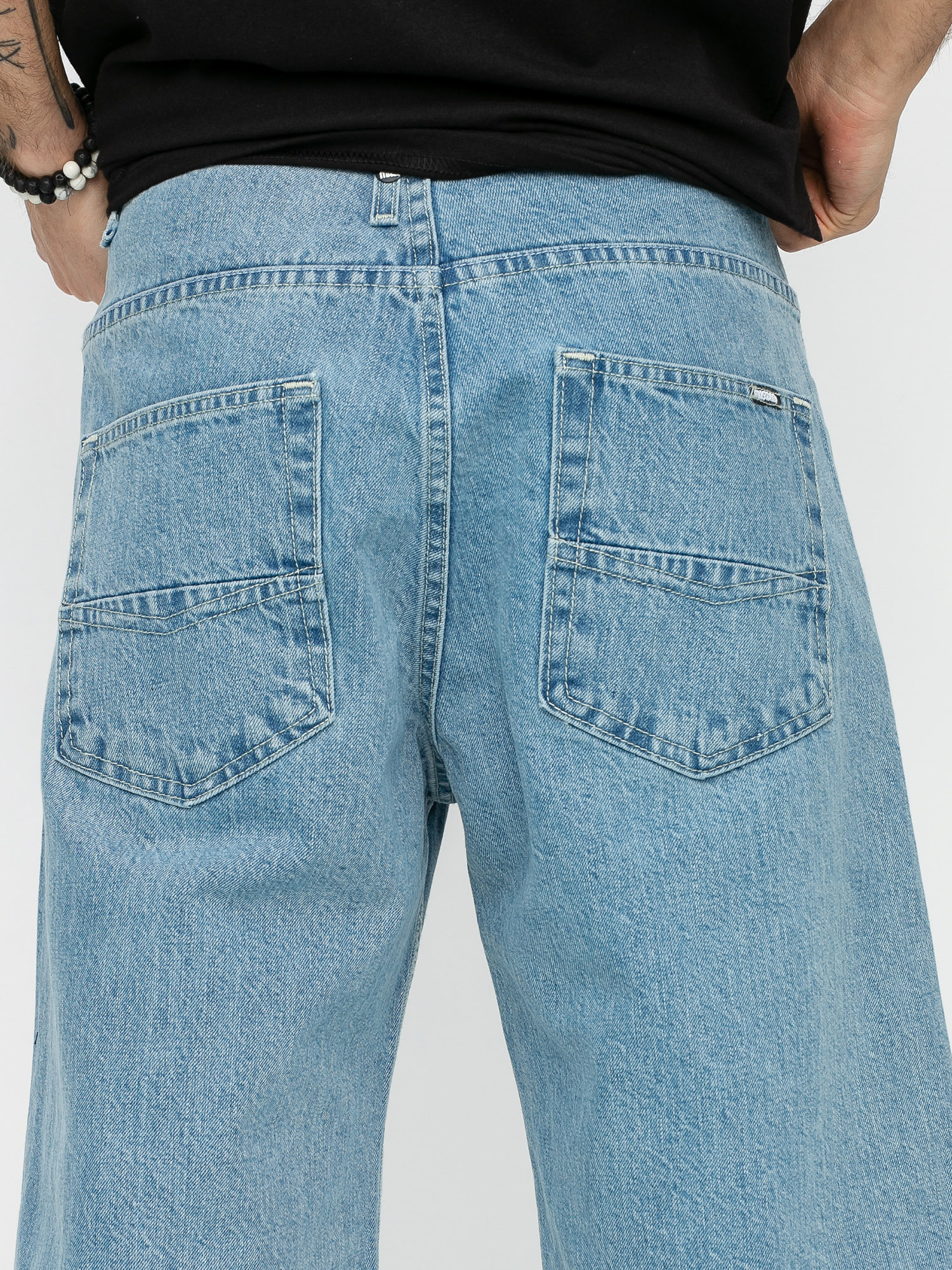 Szorty MassDnm Slang Jeans (light blue)