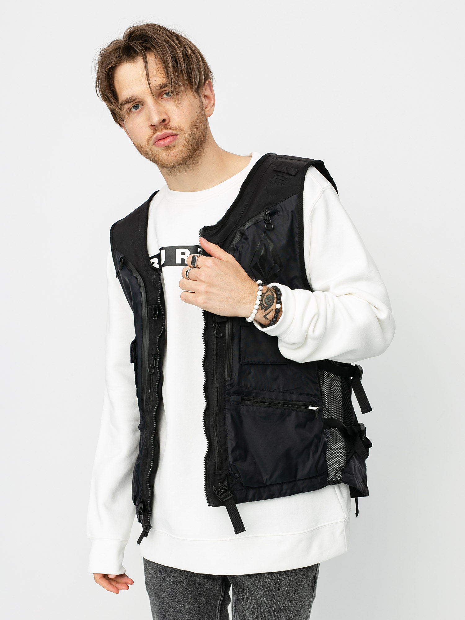 Kamizelka snowboardowa Volcom Iguchi Slack Vest (blk)