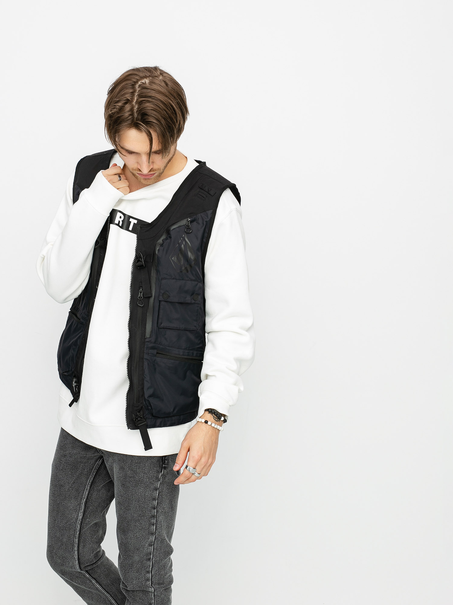 Kamizelka snowboardowa Volcom Iguchi Slack Vest (blk)