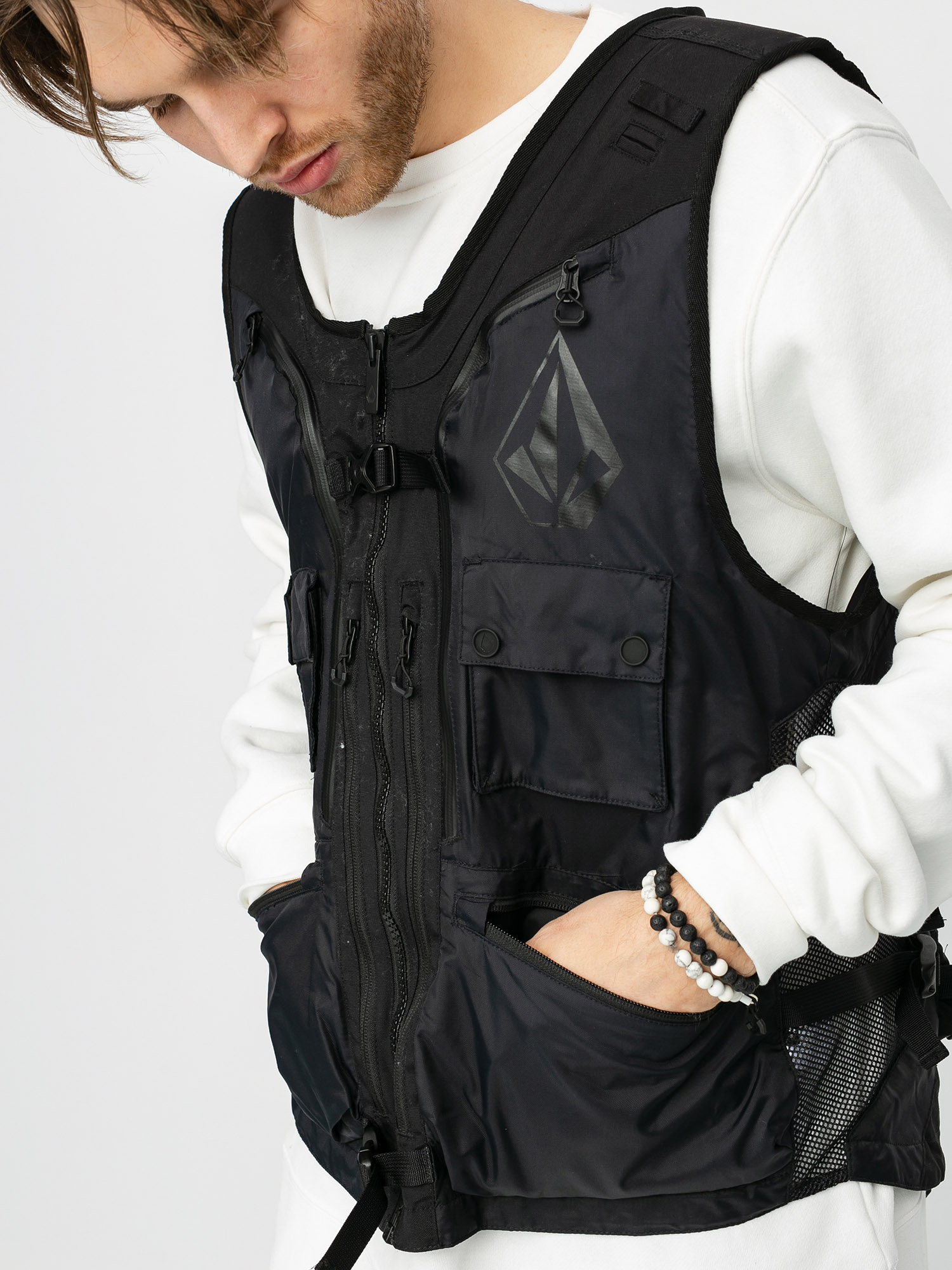 Kamizelka snowboardowa Volcom Iguchi Slack Vest (blk)