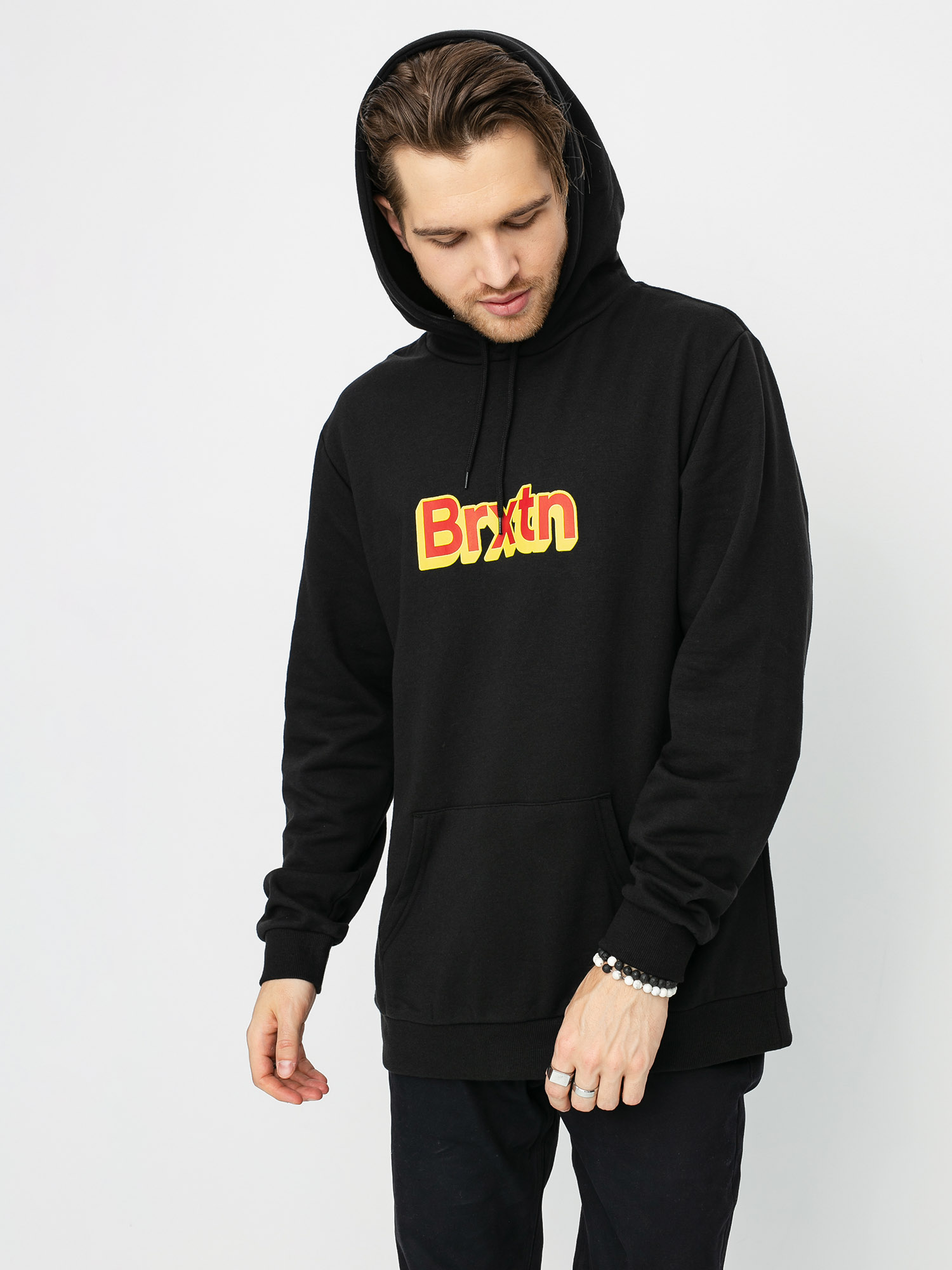 Bluza z kapturem Brixton Gate HD (black)