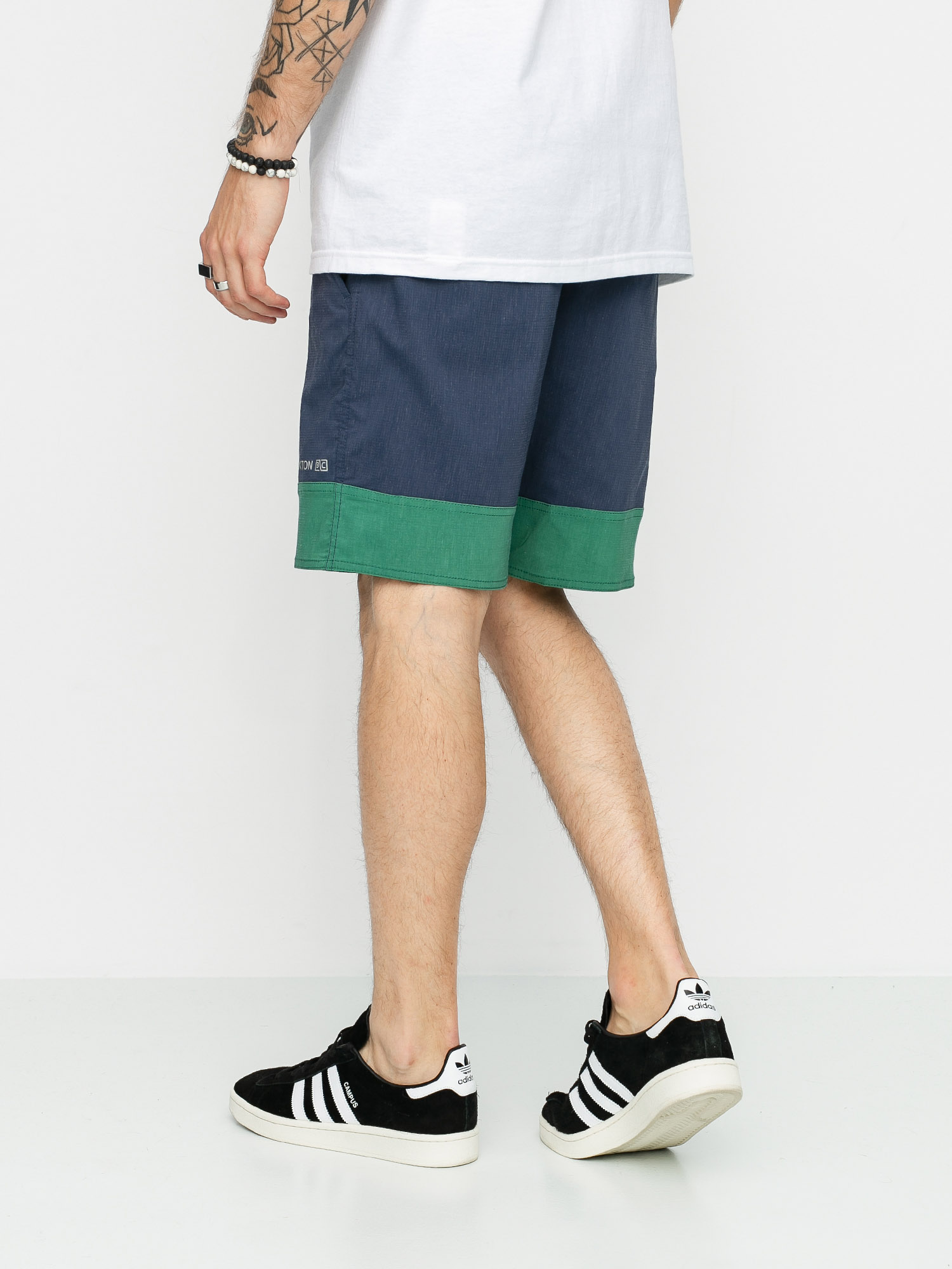 Szorty Brixton Cinch X (washed navy/fern)