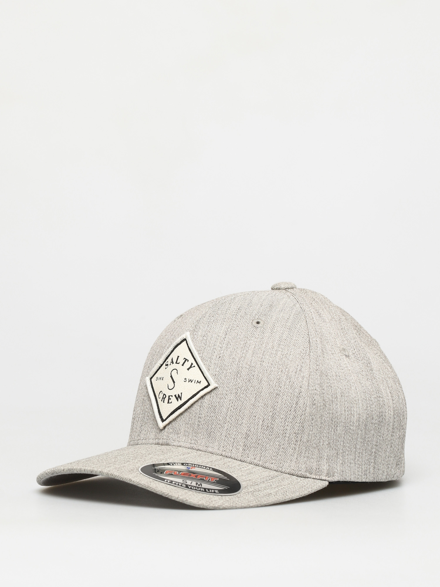 Czapka z daszkiem Salty Crew Tippet Stamped 6 Panel ZD (heather grey)