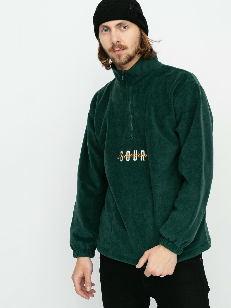 Bluza Sour Solution Spothunter Fleece (forest green)