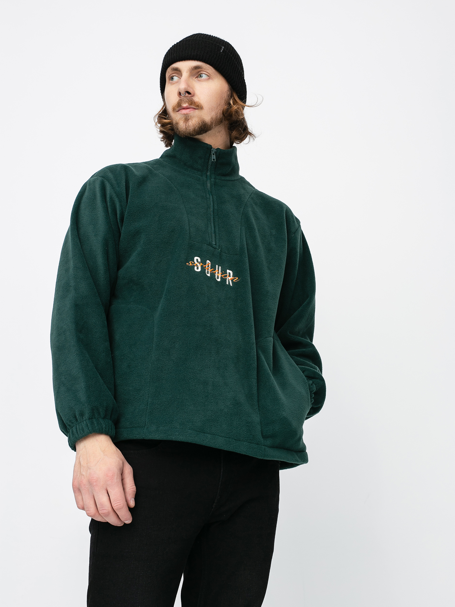 Bluza Sour Solution Spothunter Fleece (forest green)