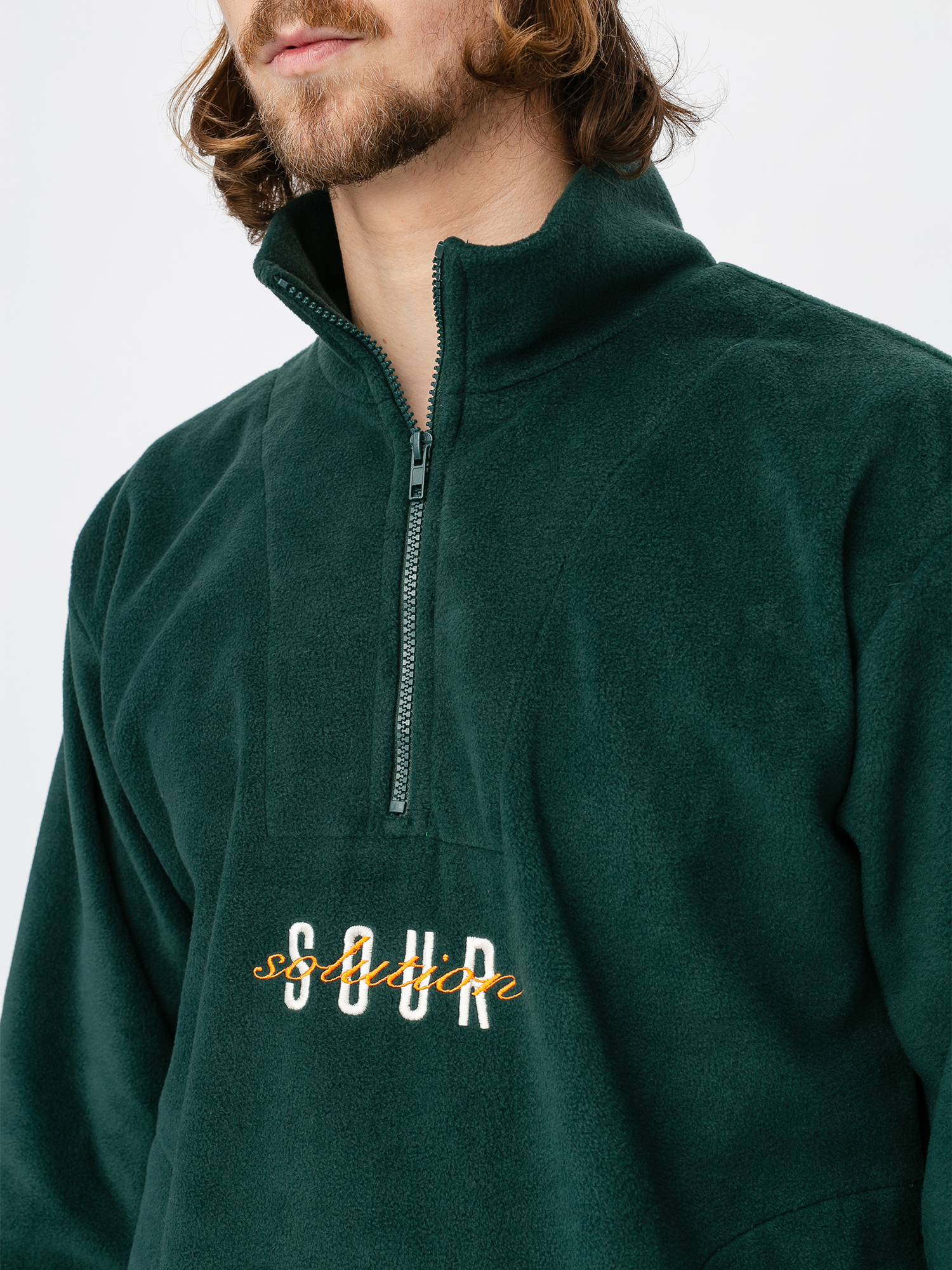 Bluza Sour Solution Spothunter Fleece (forest green)
