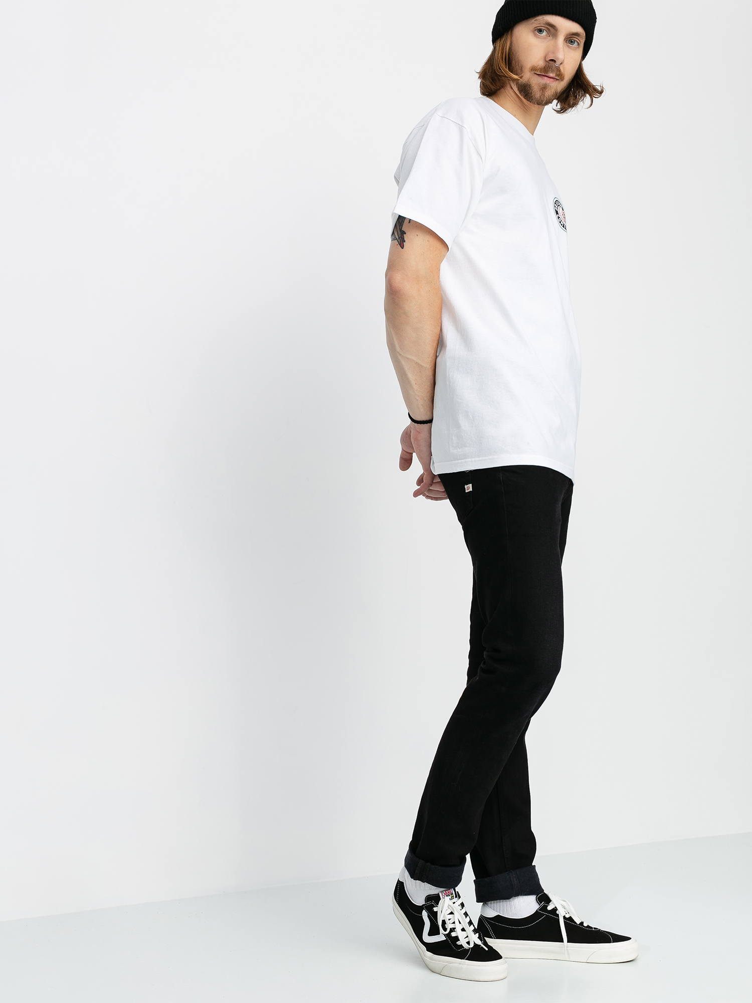 T-shirt Brixton Rival II Stnd (white/teal)