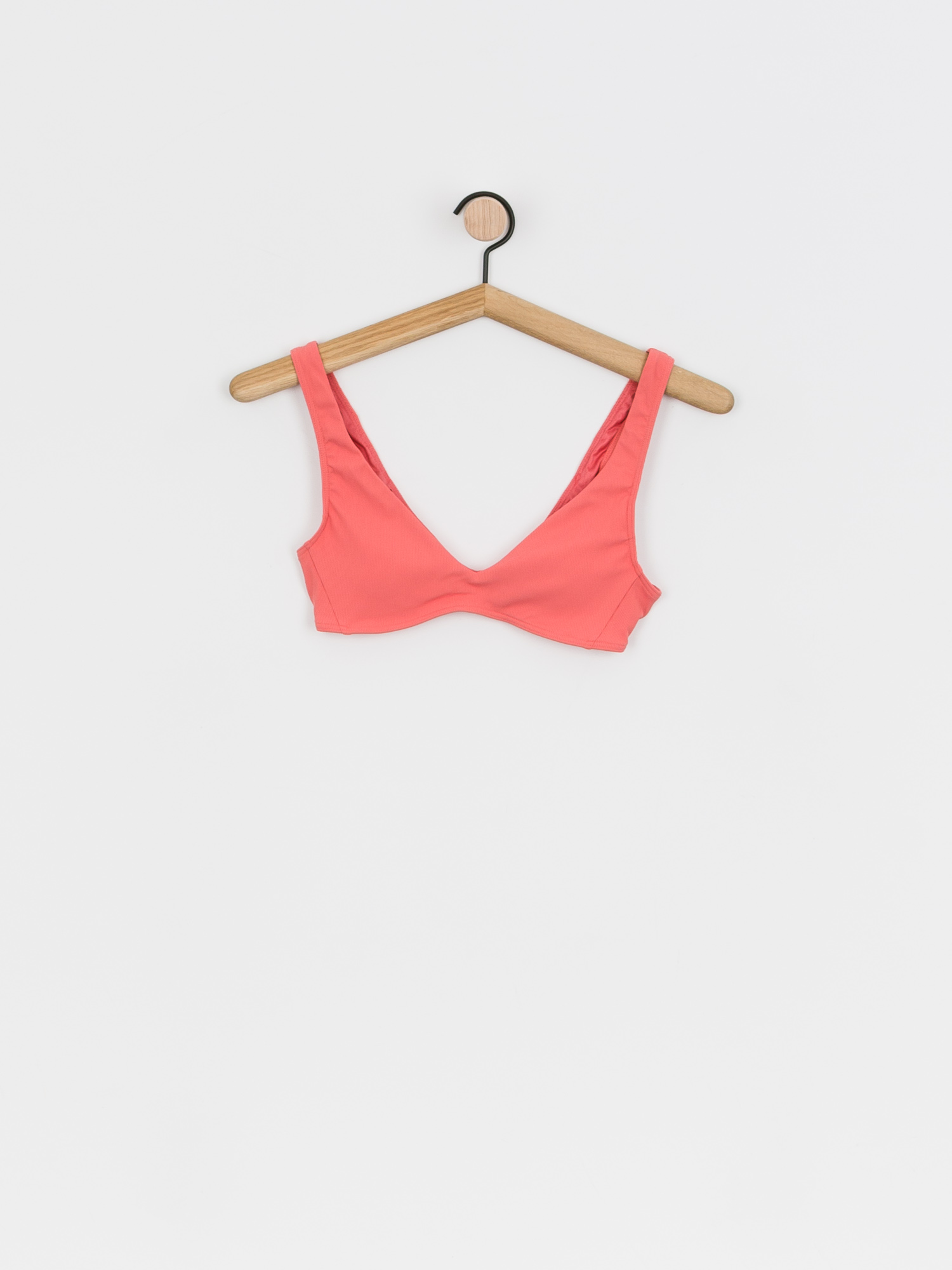 Góra od bikini Volcom Simply Rib Vneck Wmn (reef pink)