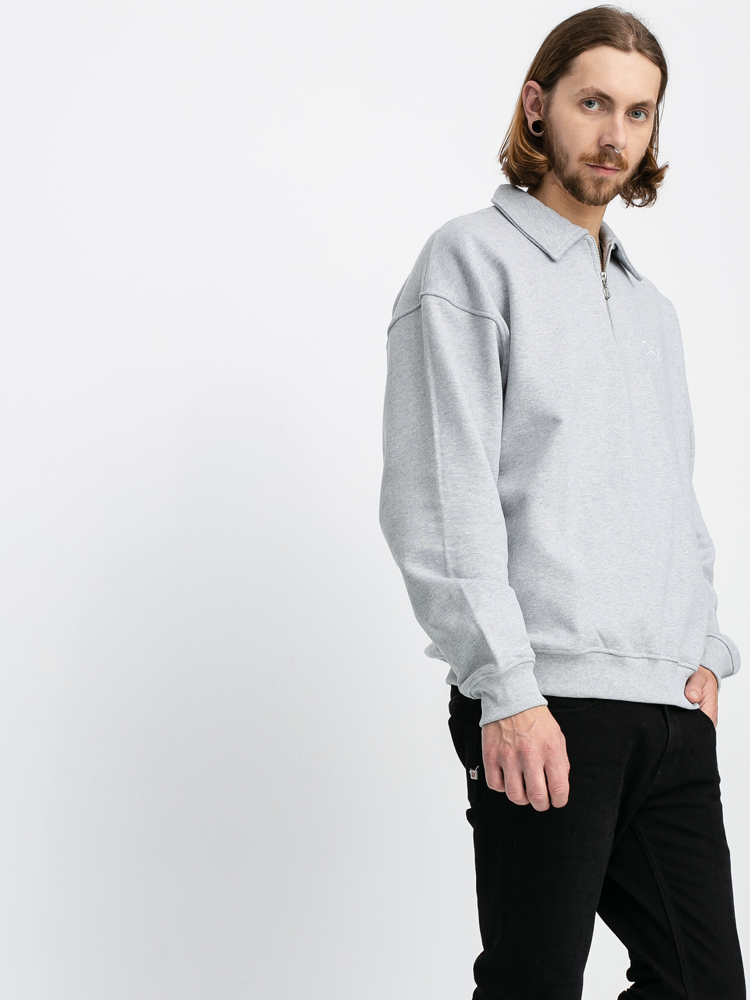 Bluza Polar Skate Collar Zip (sport grey)