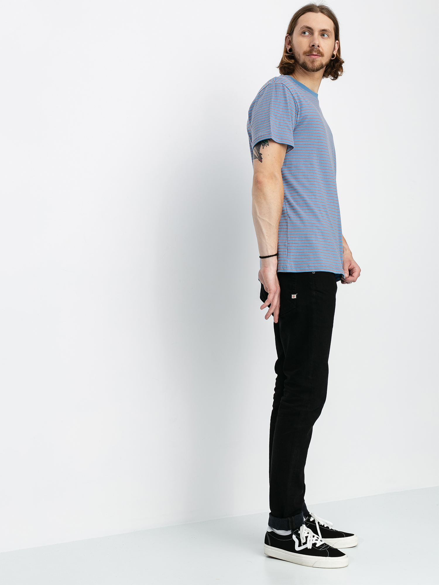 T-shirt Brixton Hilt Knit (casa blanca blue/sunrise/coconut)