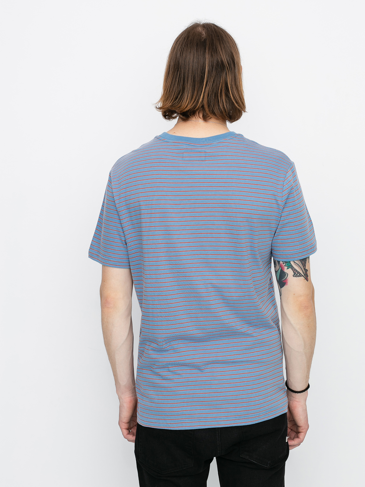 T-shirt Brixton Hilt Knit (casa blanca blue/sunrise/coconut)