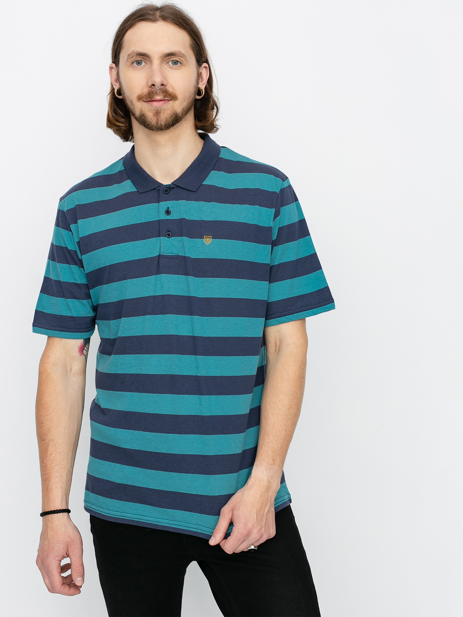 Polo Brixton Hilt II Knit (aqua/washed navy)