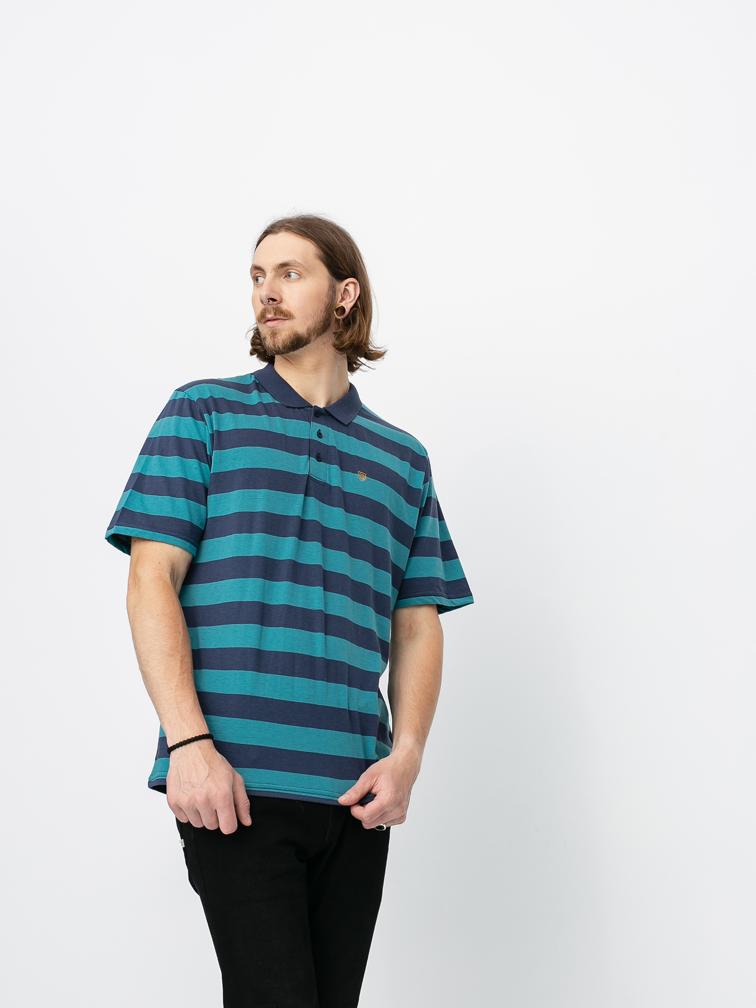Polo Brixton Hilt II Knit (aqua/washed navy)