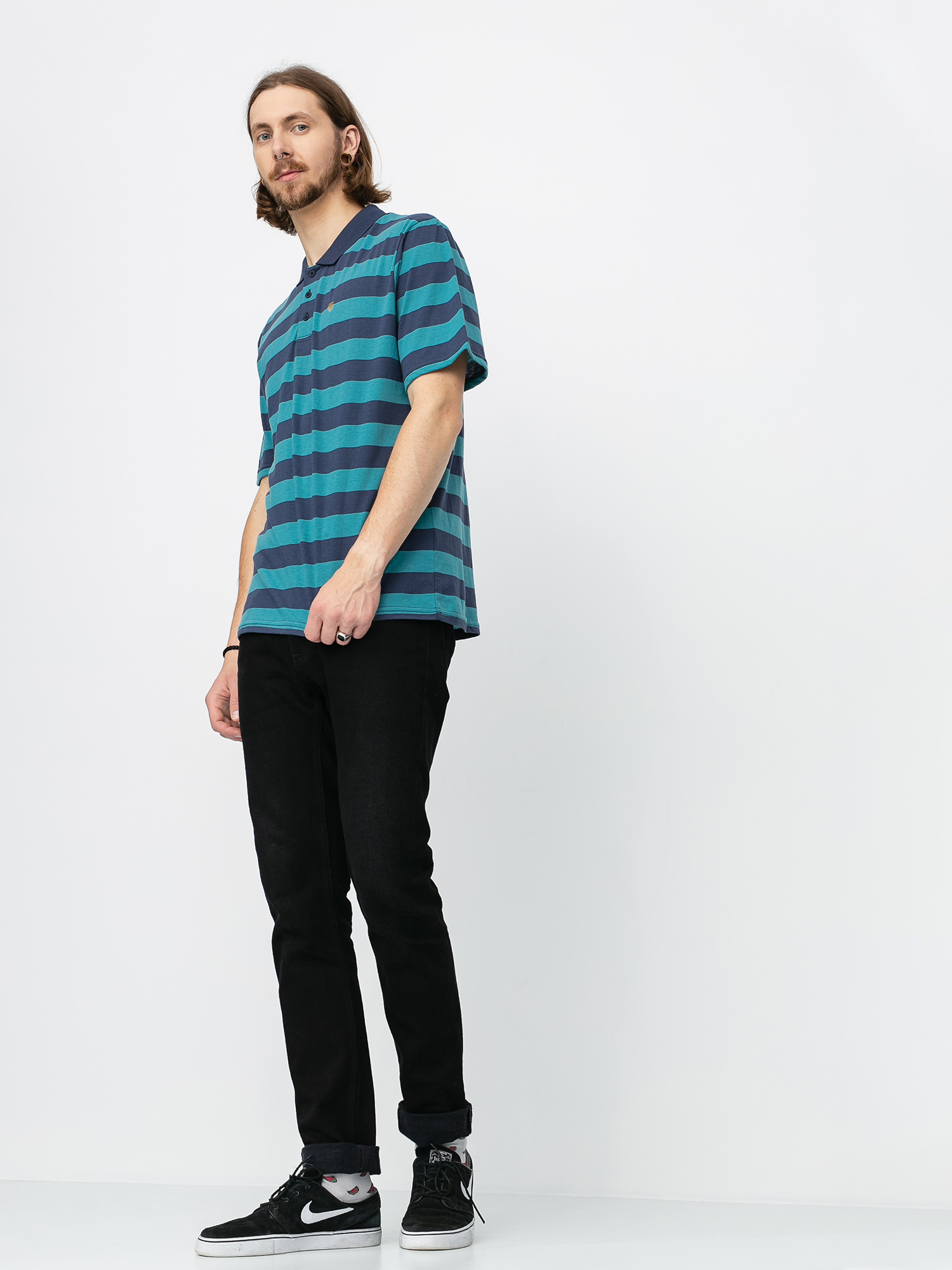 Polo Brixton Hilt II Knit (aqua/washed navy)