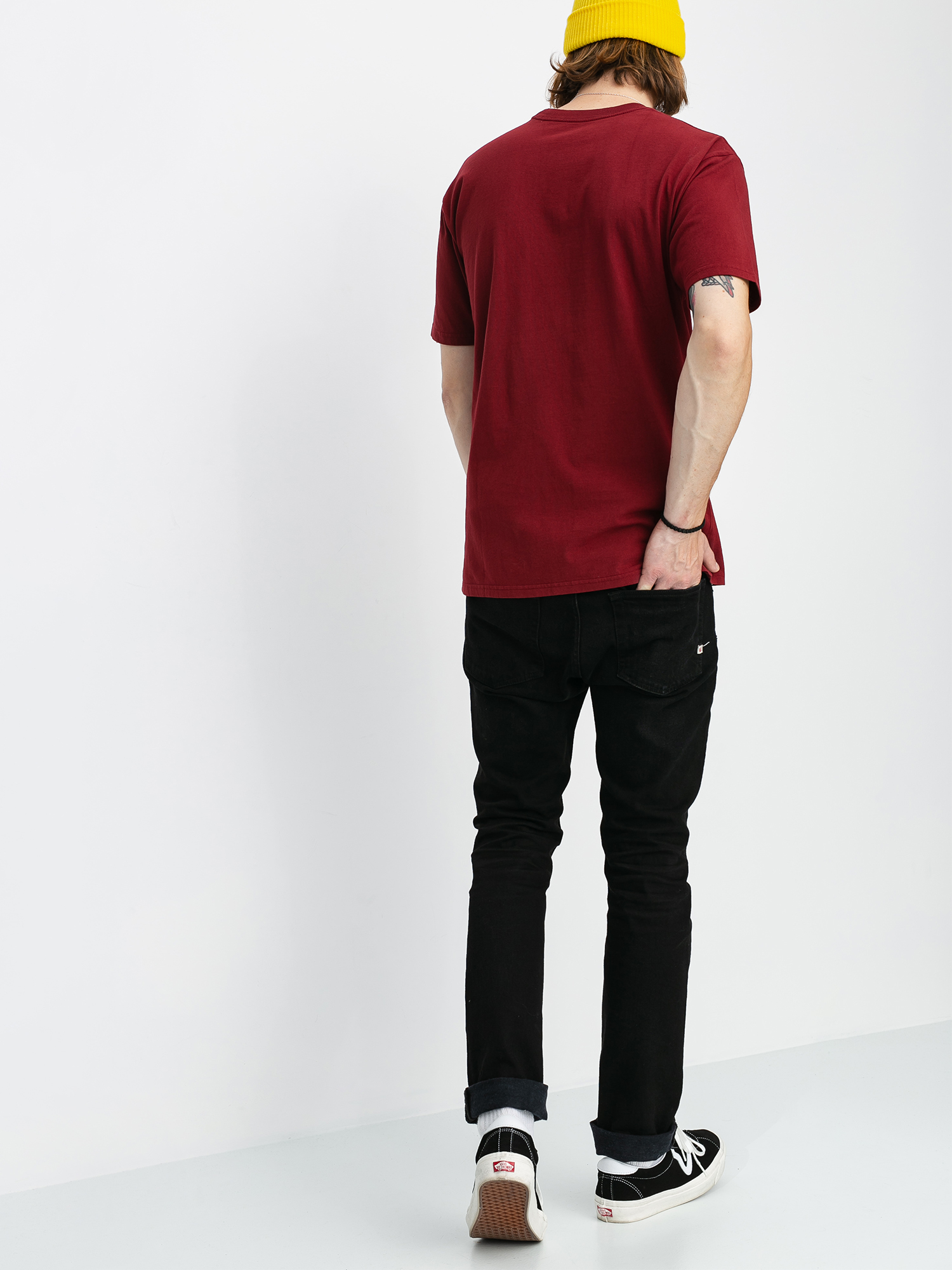 T-shirt Brixton Cantor Stt (burgundy)