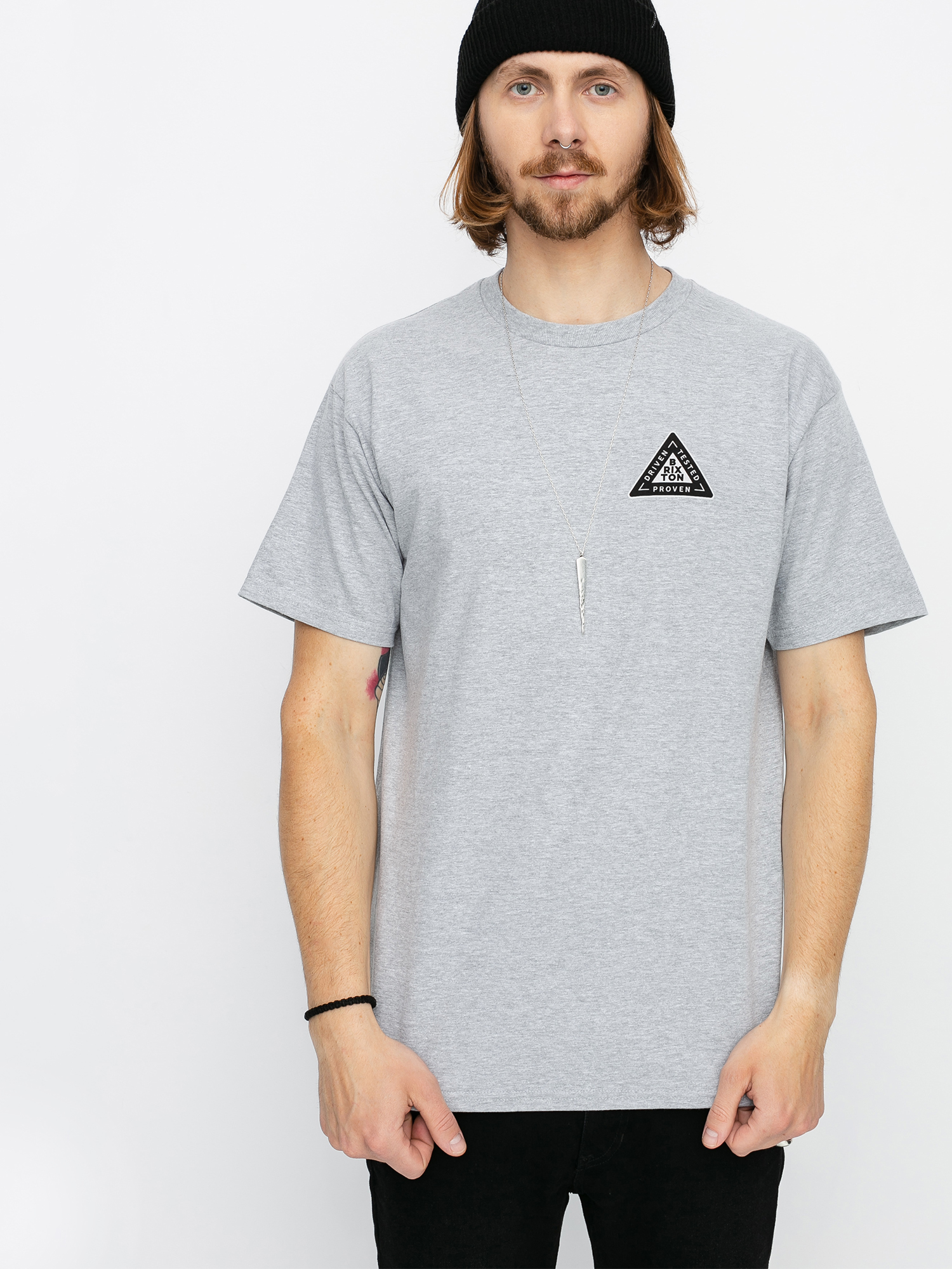 T-shirt Brixton Fulcrum Stt (heather grey)