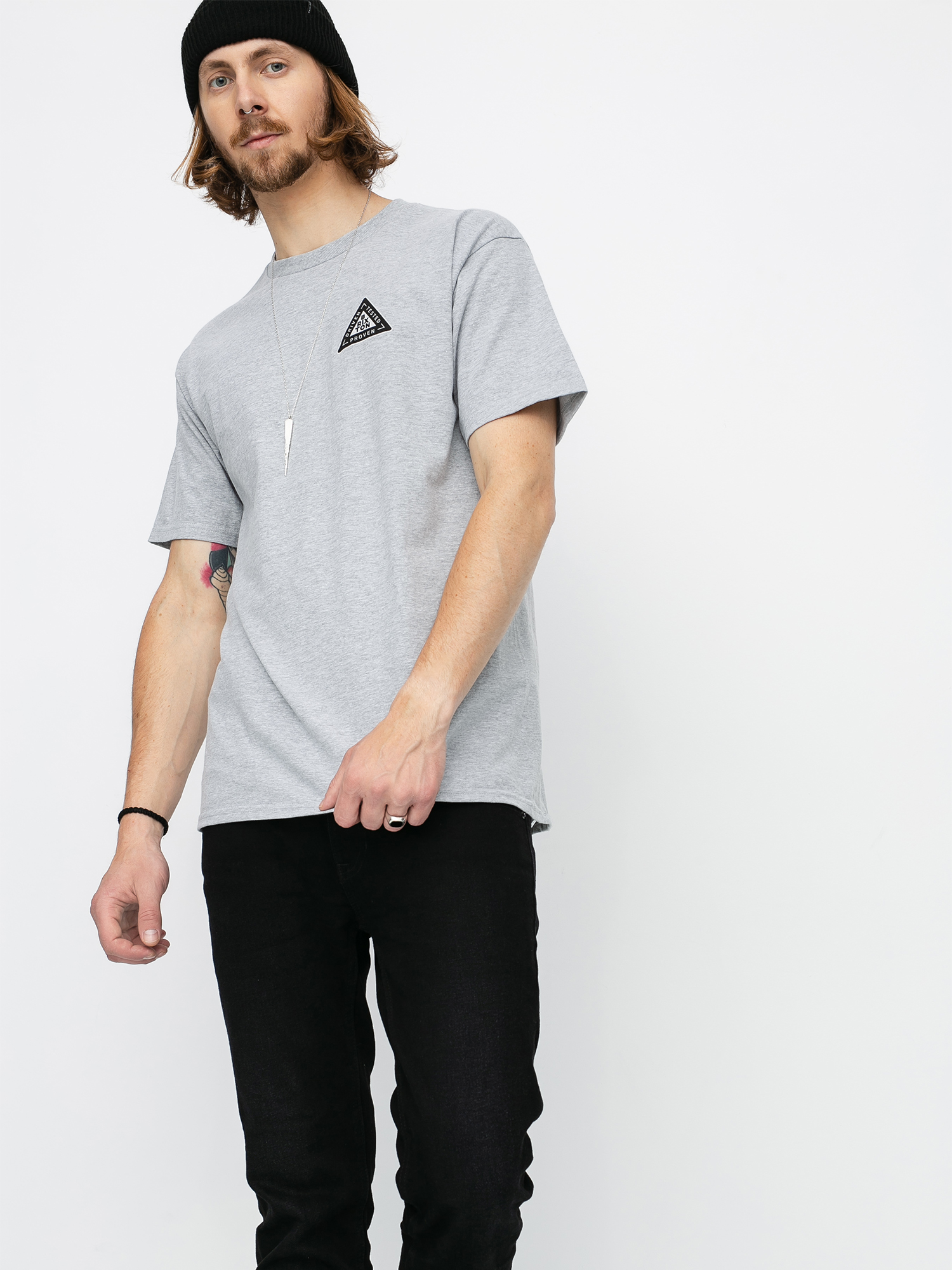T-shirt Brixton Fulcrum Stt (heather grey)