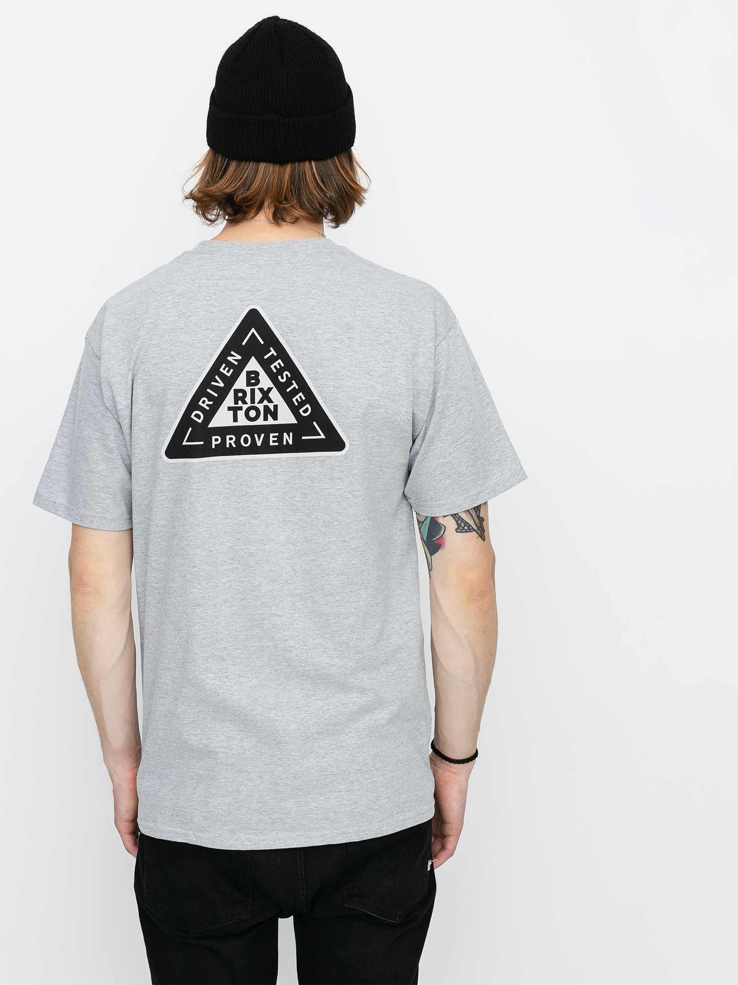 T-shirt Brixton Fulcrum Stt (heather grey)