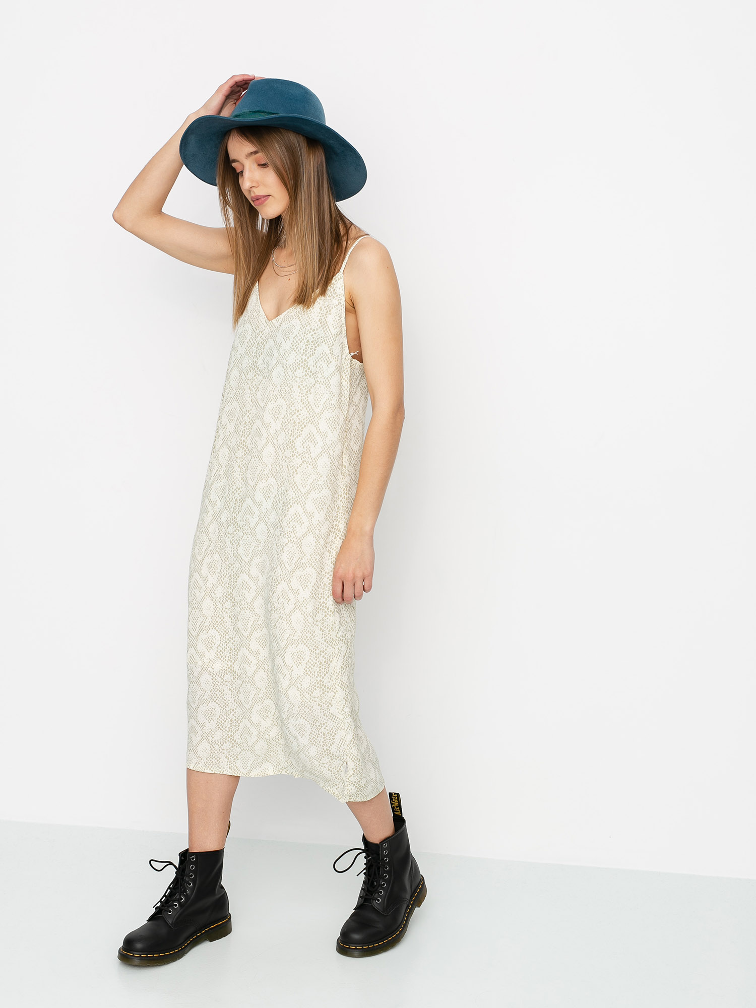Sukienka Brixton Heidi Midi Wmn (snakeskin)