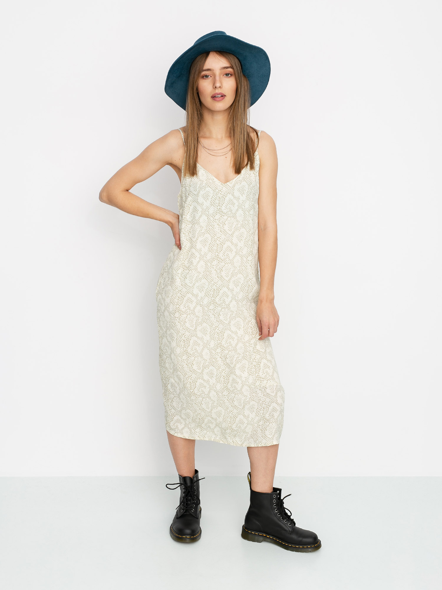 Sukienka Brixton Heidi Midi Wmn (snakeskin)