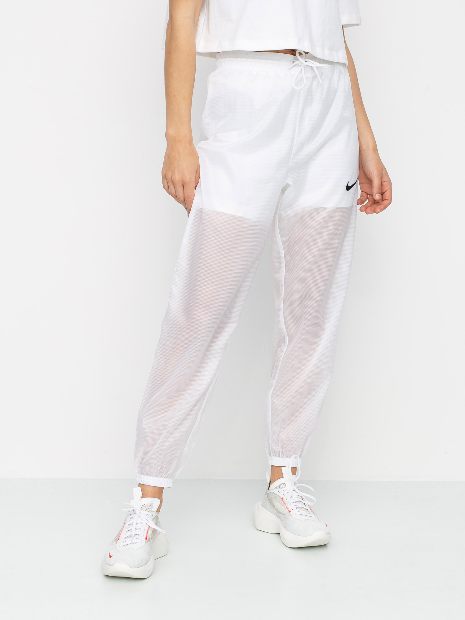 Spodnie Nike Sportswear Lite Wmn (white/white/black)