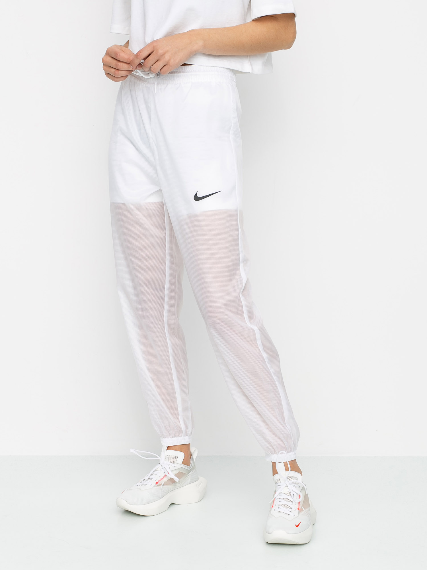 Spodnie Nike Sportswear Lite Wmn (white/white/black)