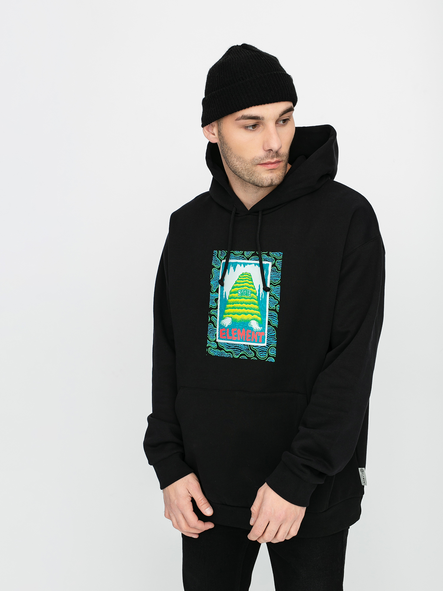 Bluza Element Pyramid Man Poh (flint black)
