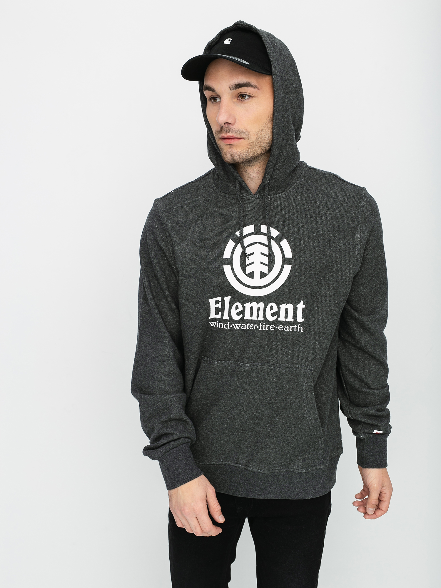 Bluza z kapturem Element Vertical Ft HD (charcoal heather)