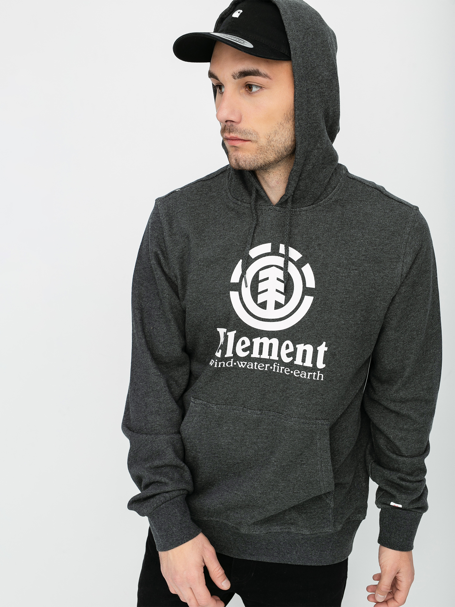 Bluza z kapturem Element Vertical Ft HD (charcoal heather)