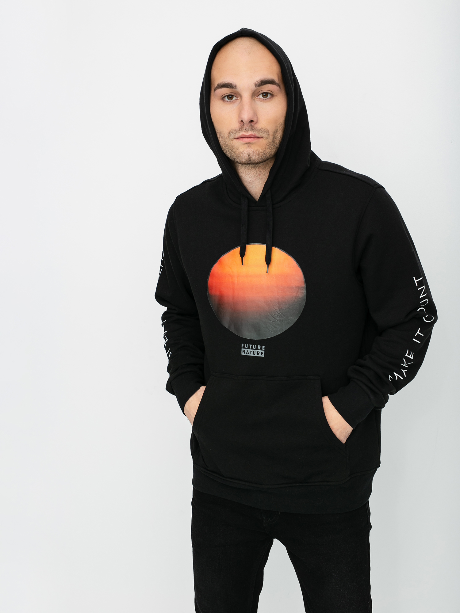 Bluza z kapturem Element Sun Fleece HD (flint black)