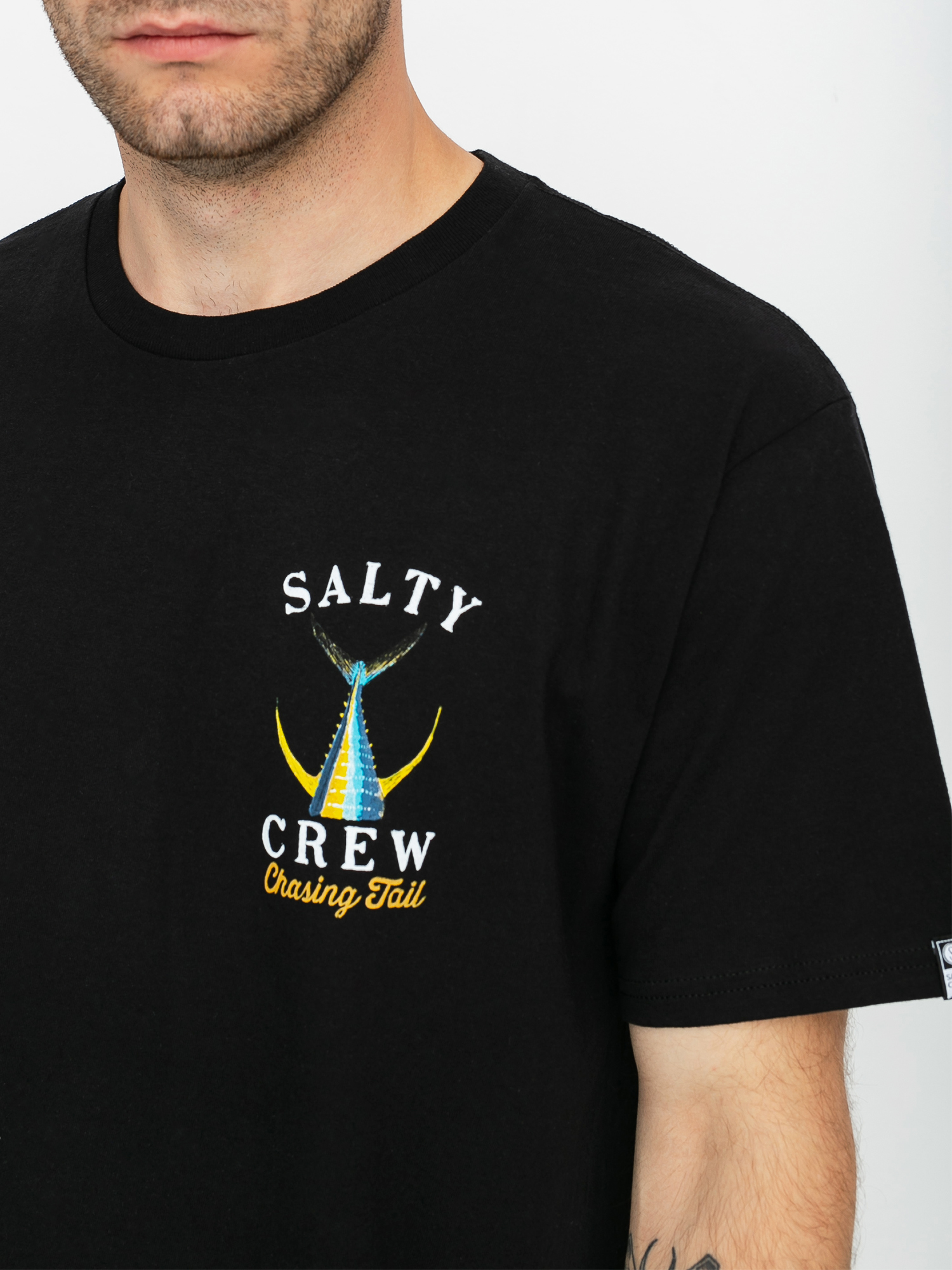 T-shirt Salty Crew Tailed (black)