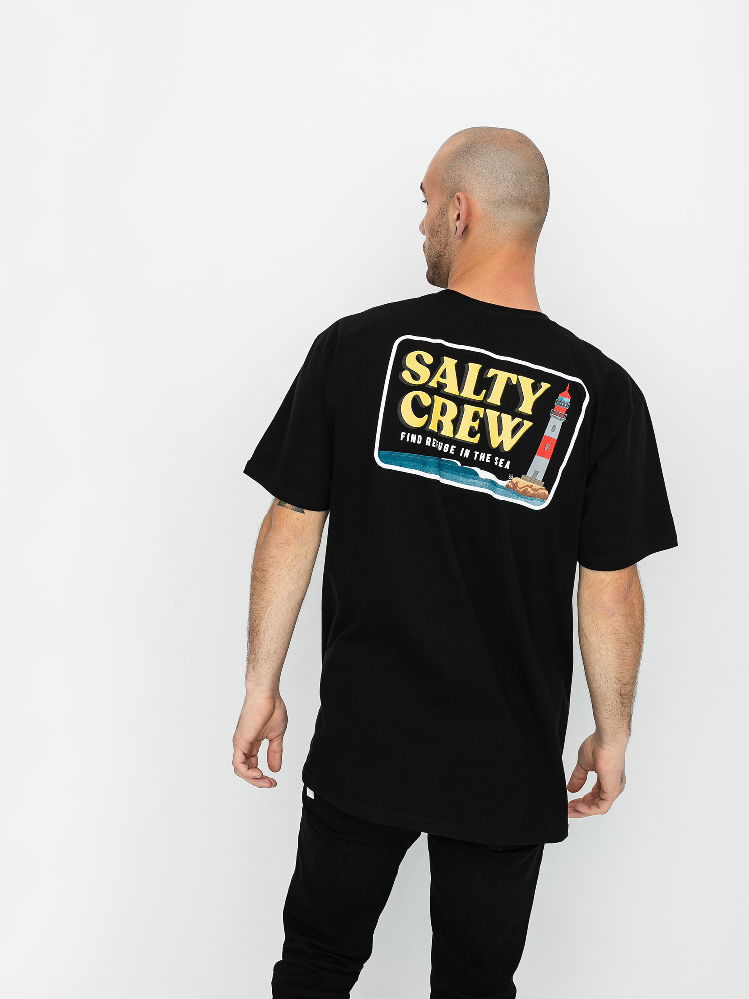 T-shirt Salty Crew Point Loma (black)