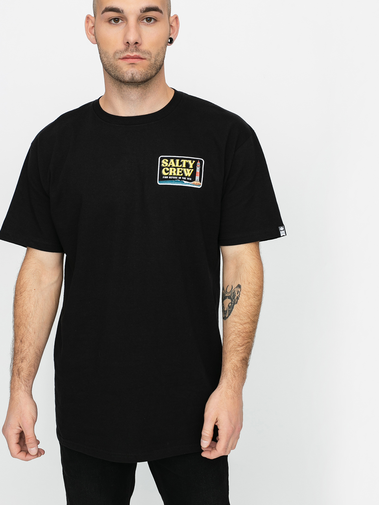 T-shirt Salty Crew Point Loma (black)