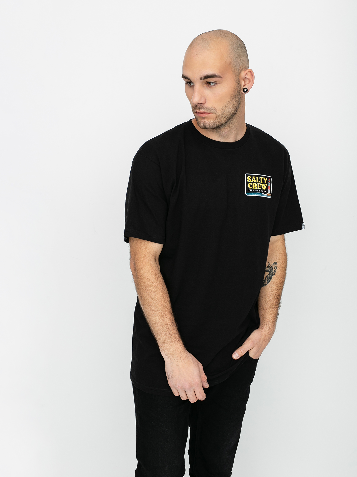 T-shirt Salty Crew Point Loma (black)