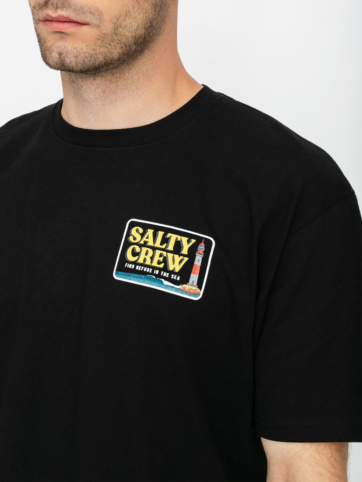 T-shirt Salty Crew Point Loma (black)