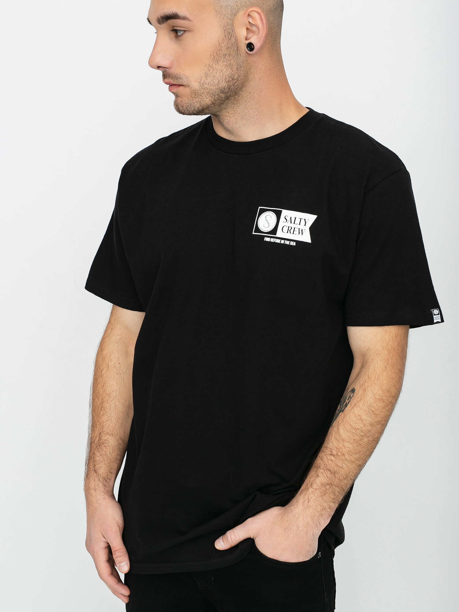 T-shirt Salty Crew Alpha (black)