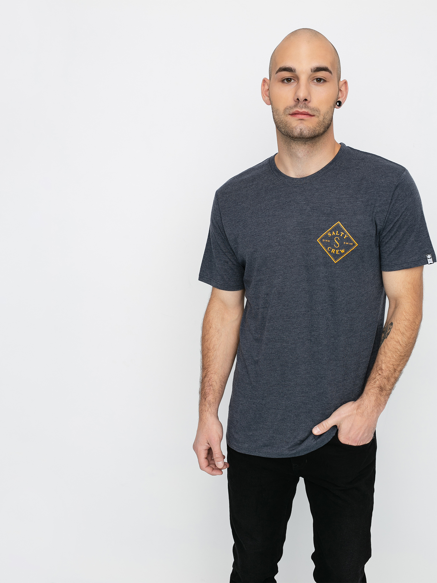 T-shirt Salty Crew Tippet Tri Blend Prenium (navy heather)