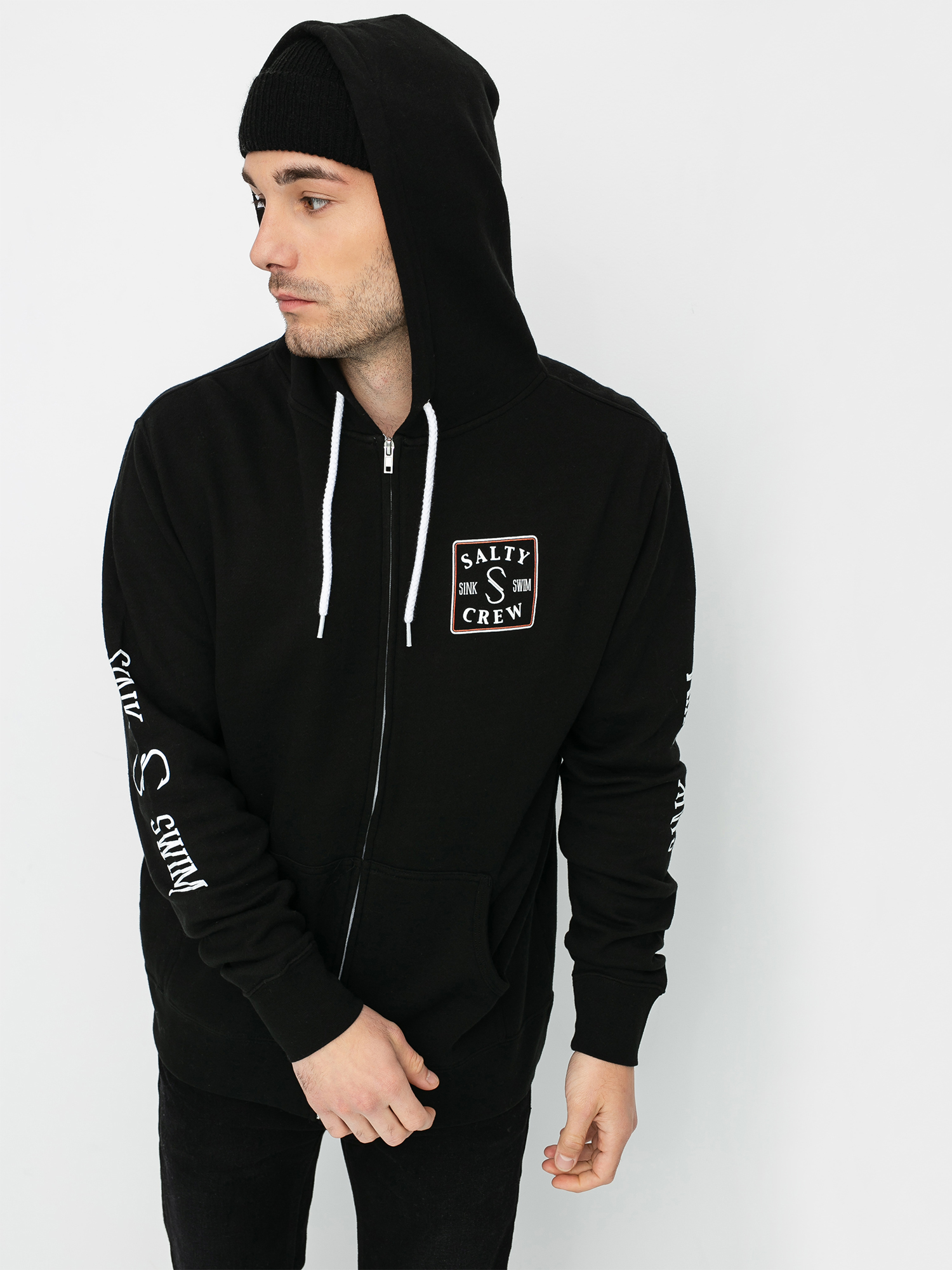 Bluza z kapturem Salty Crew Squared Up ZHD (black)