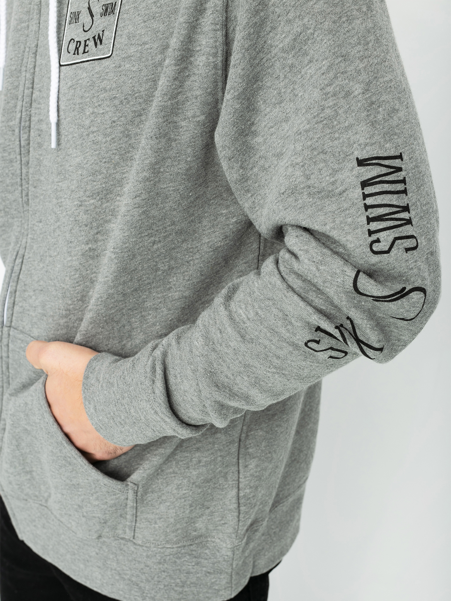 Bluza z kapturem Salty Crew Squared Up ZHD (gunmetal heather)
